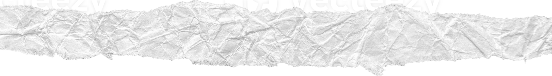 White Ripped Crumpled Paper Piece png