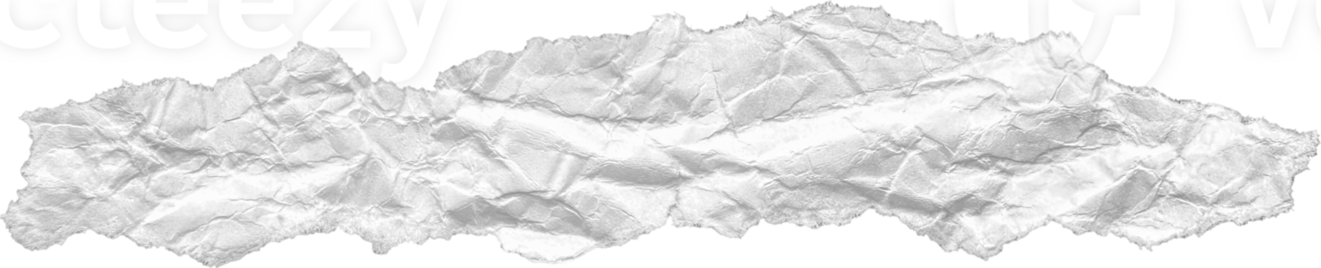 Weiß zerrissen zerknittert Papier Stück png