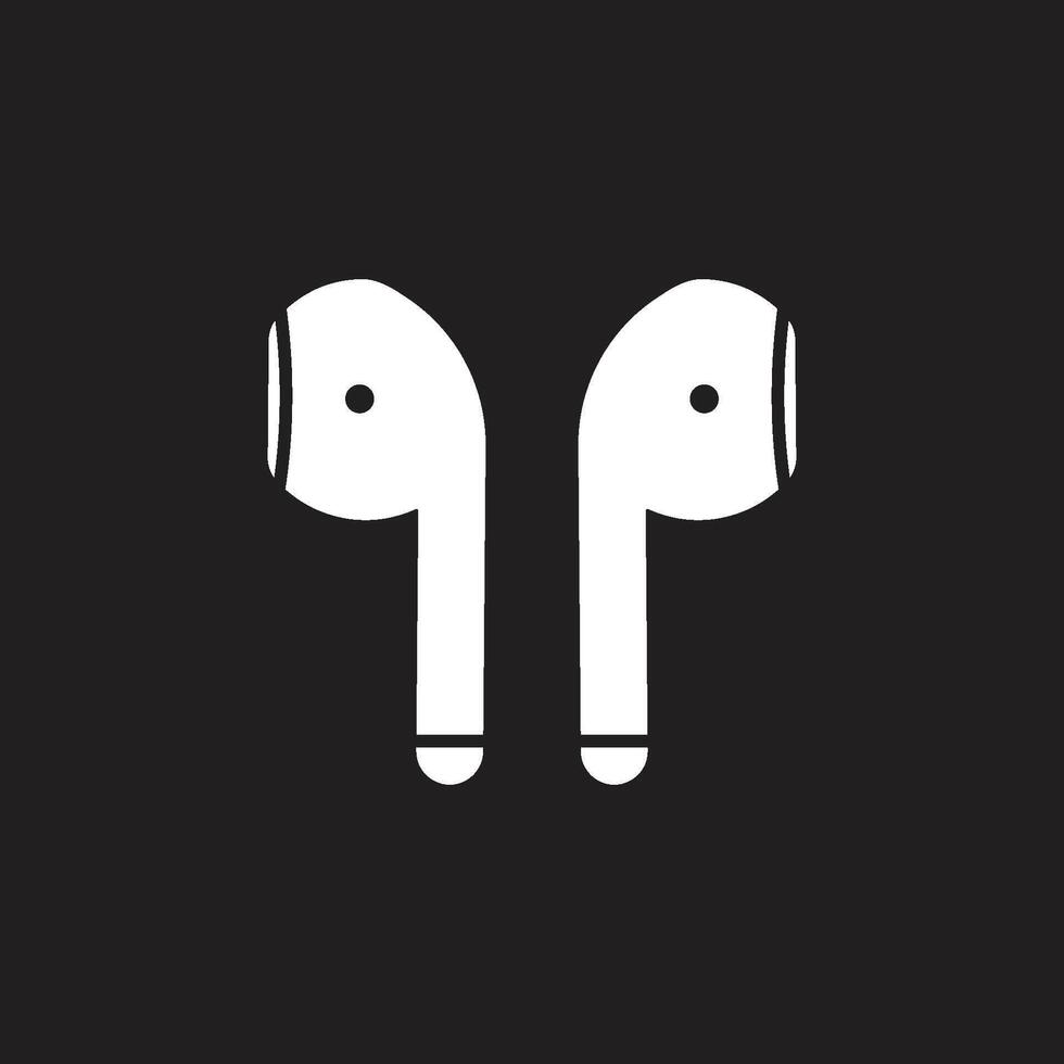 airpods icon s vector