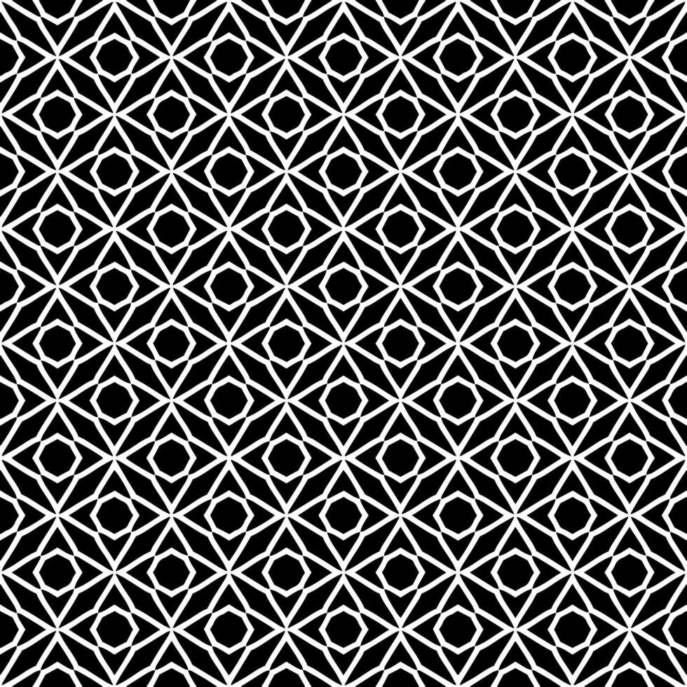 Black and white seamless abstract pattern. Background and backdrop. Grayscale ornamental design. vector