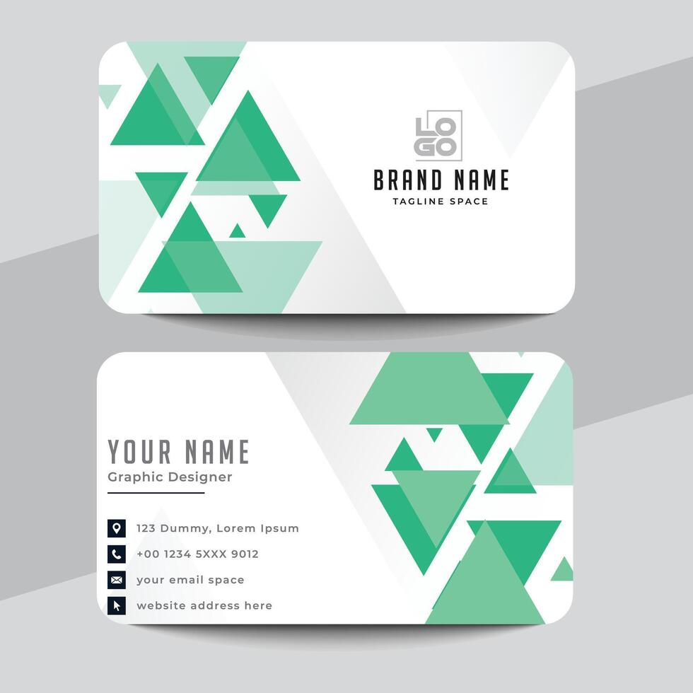 Creative and modern business card template vector