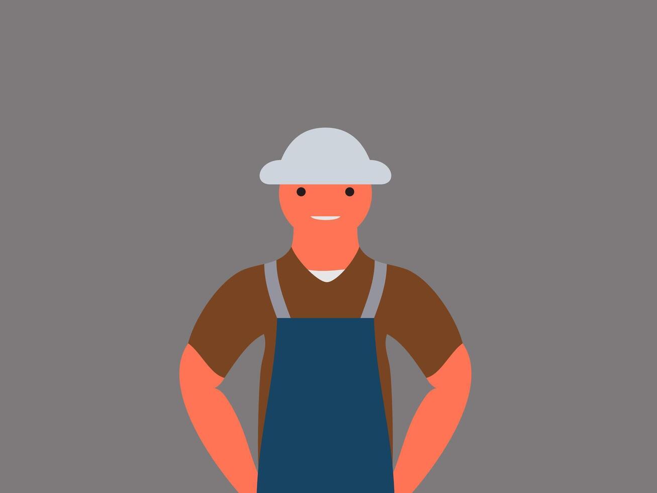 flat design labor day illustration vector