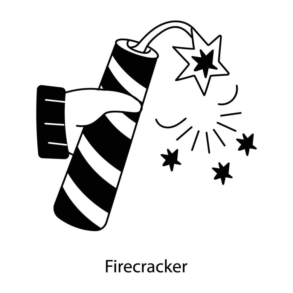 Trendy Firecracker Concepts vector