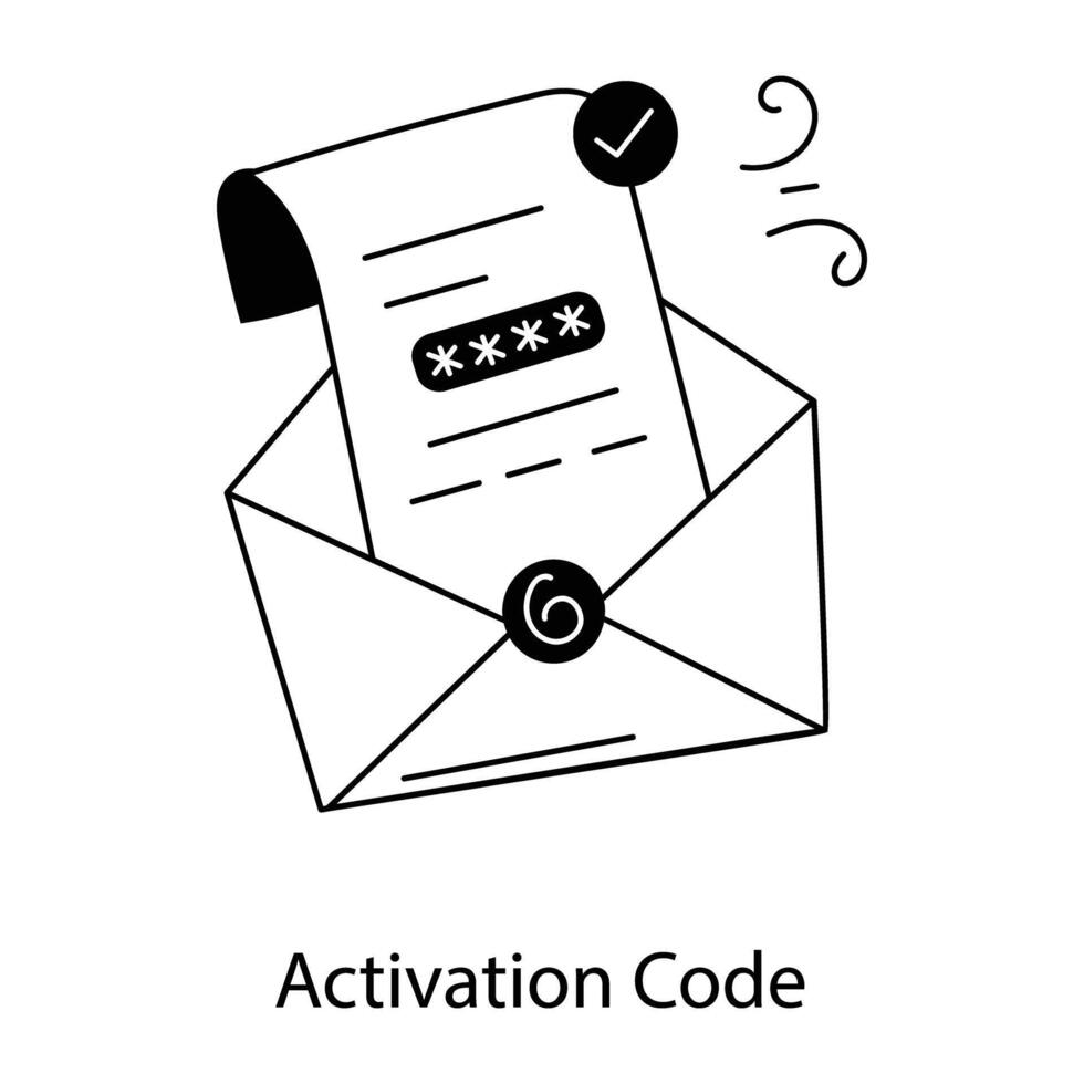 Trendy Activation Code vector