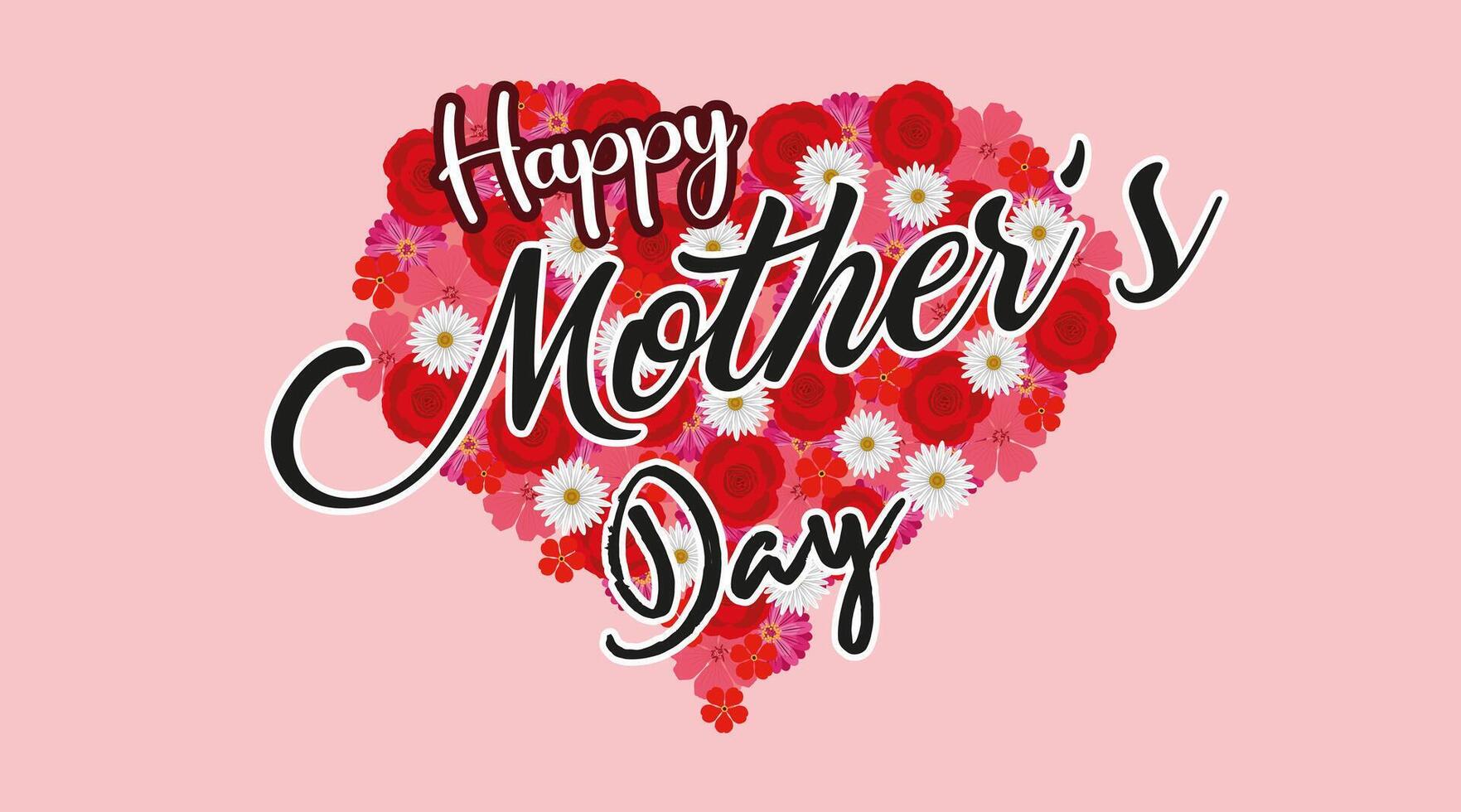 Happy Mother's Day Illustration 2 vector