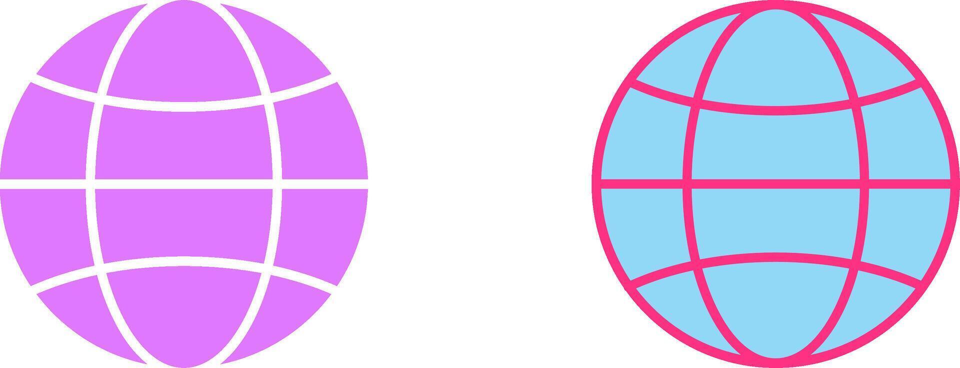 Earth Icon Design vector