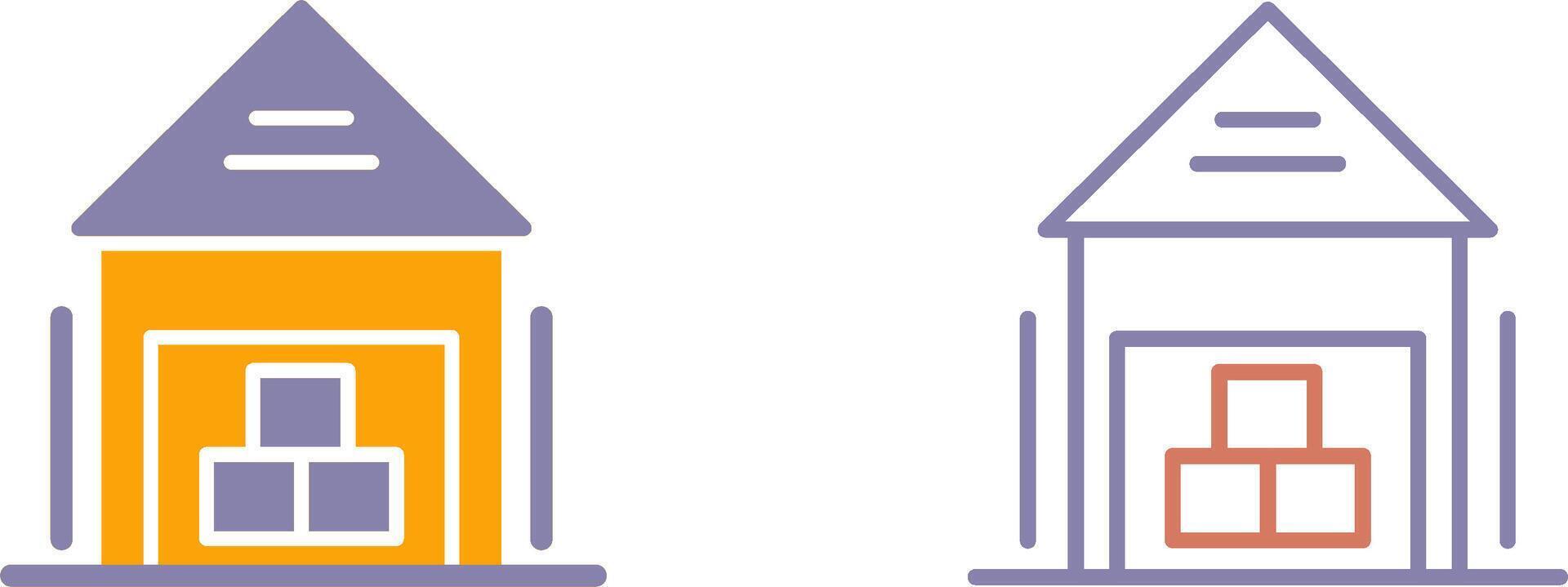Warehouse Icon Design vector