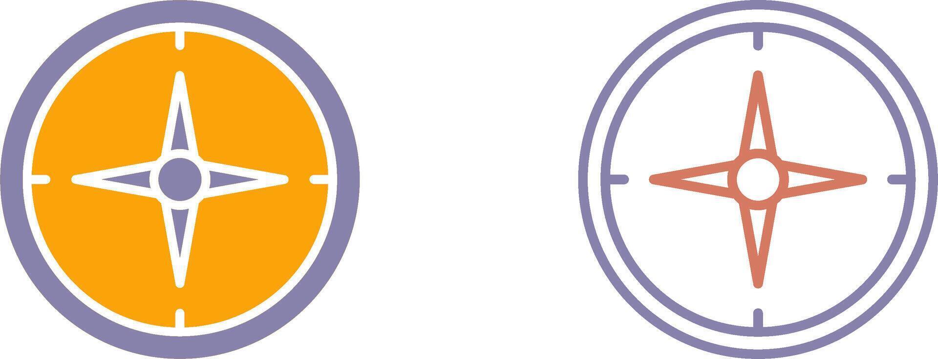 Compass Icon Design vector