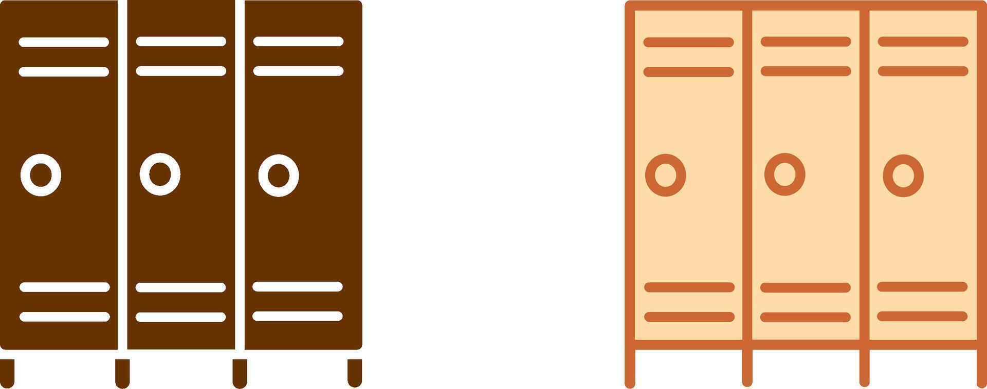 Lockers Icon Design vector