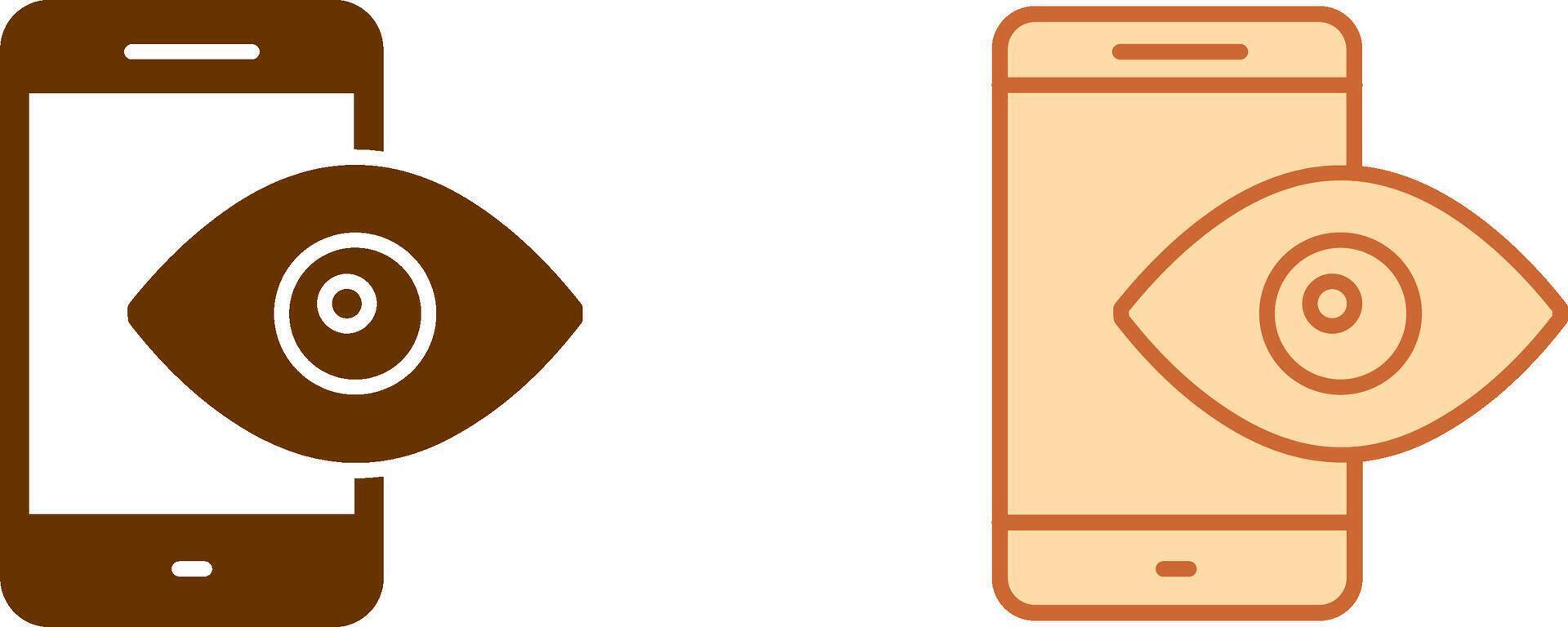 Vision Icon Design vector