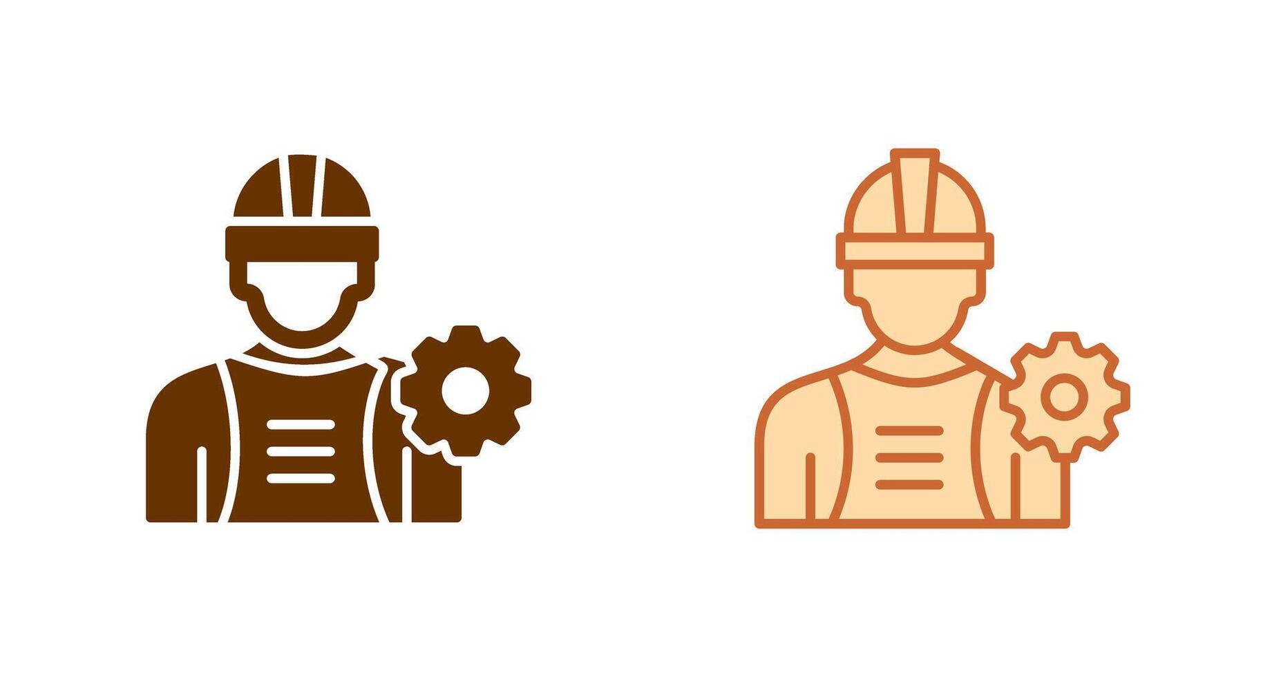 industria trabajador icono diseño vector