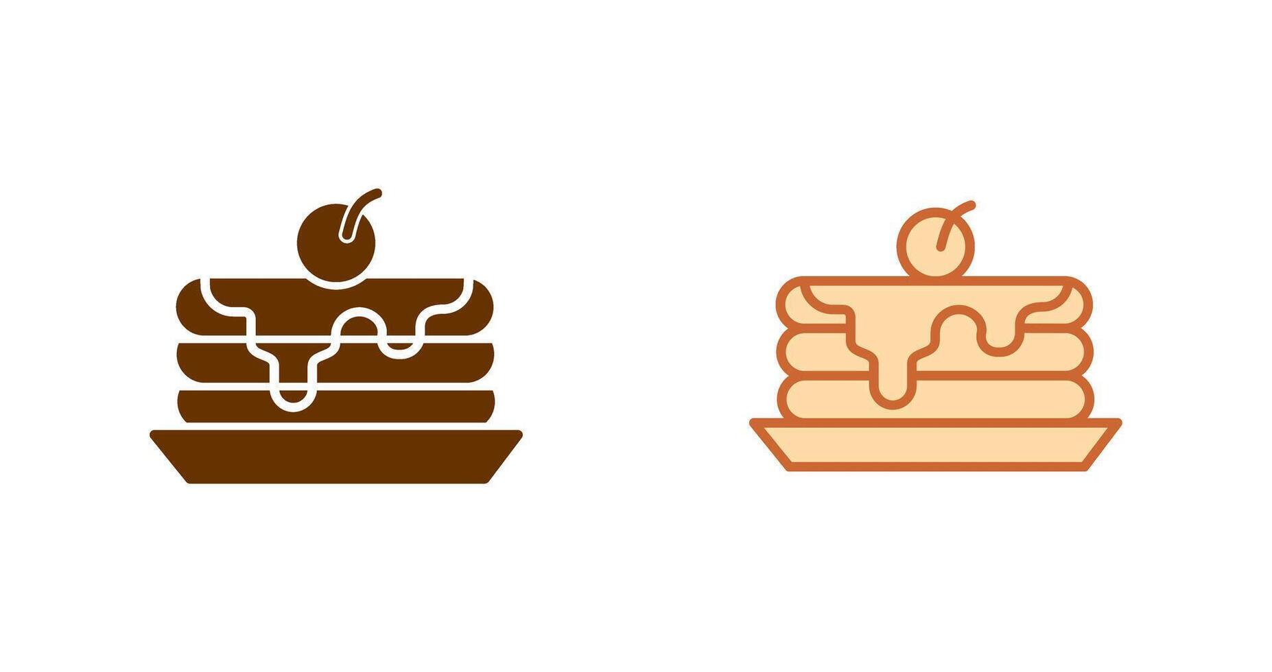 Pancake Icon Design vector