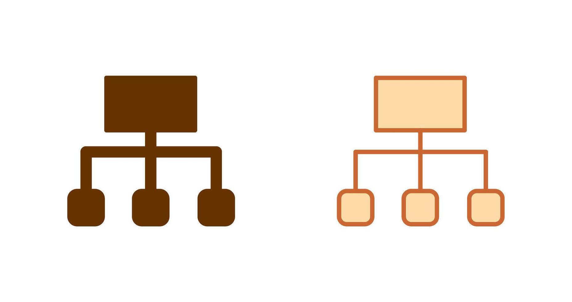 Flowchart Icon Design vector