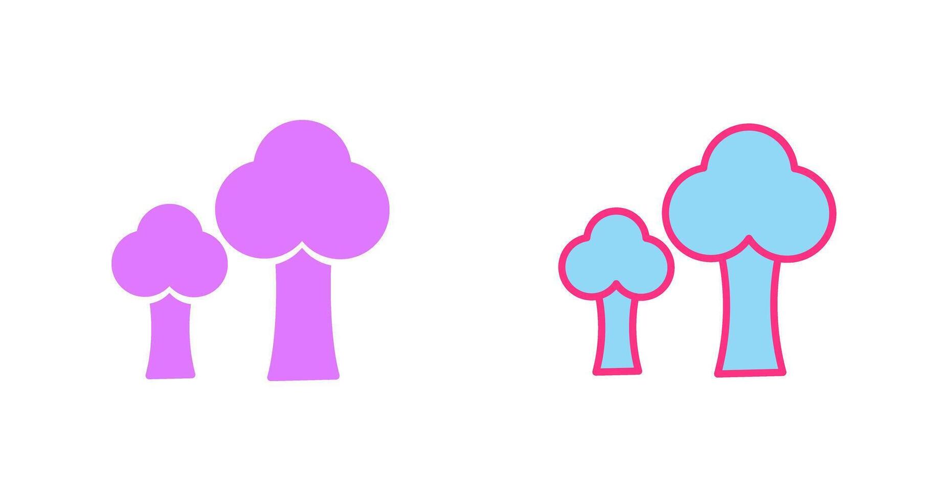 Trees Icon Design vector