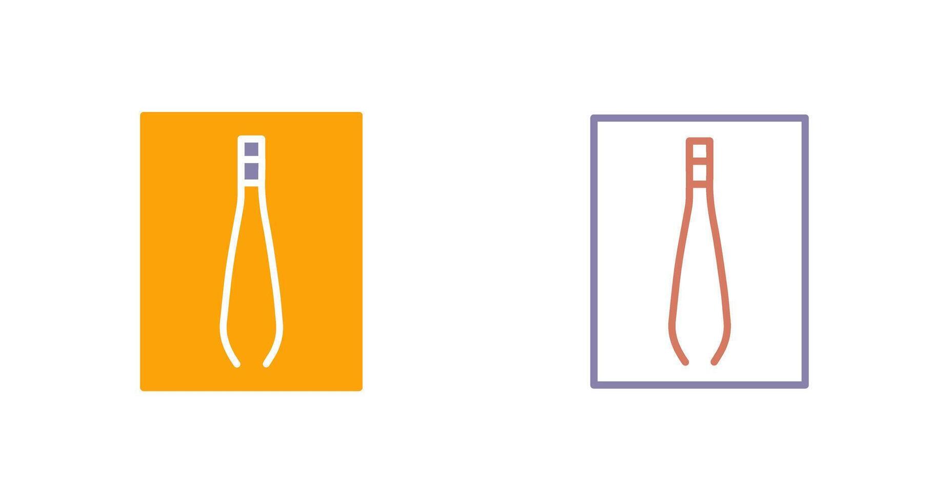 Tweezer Icon Design vector
