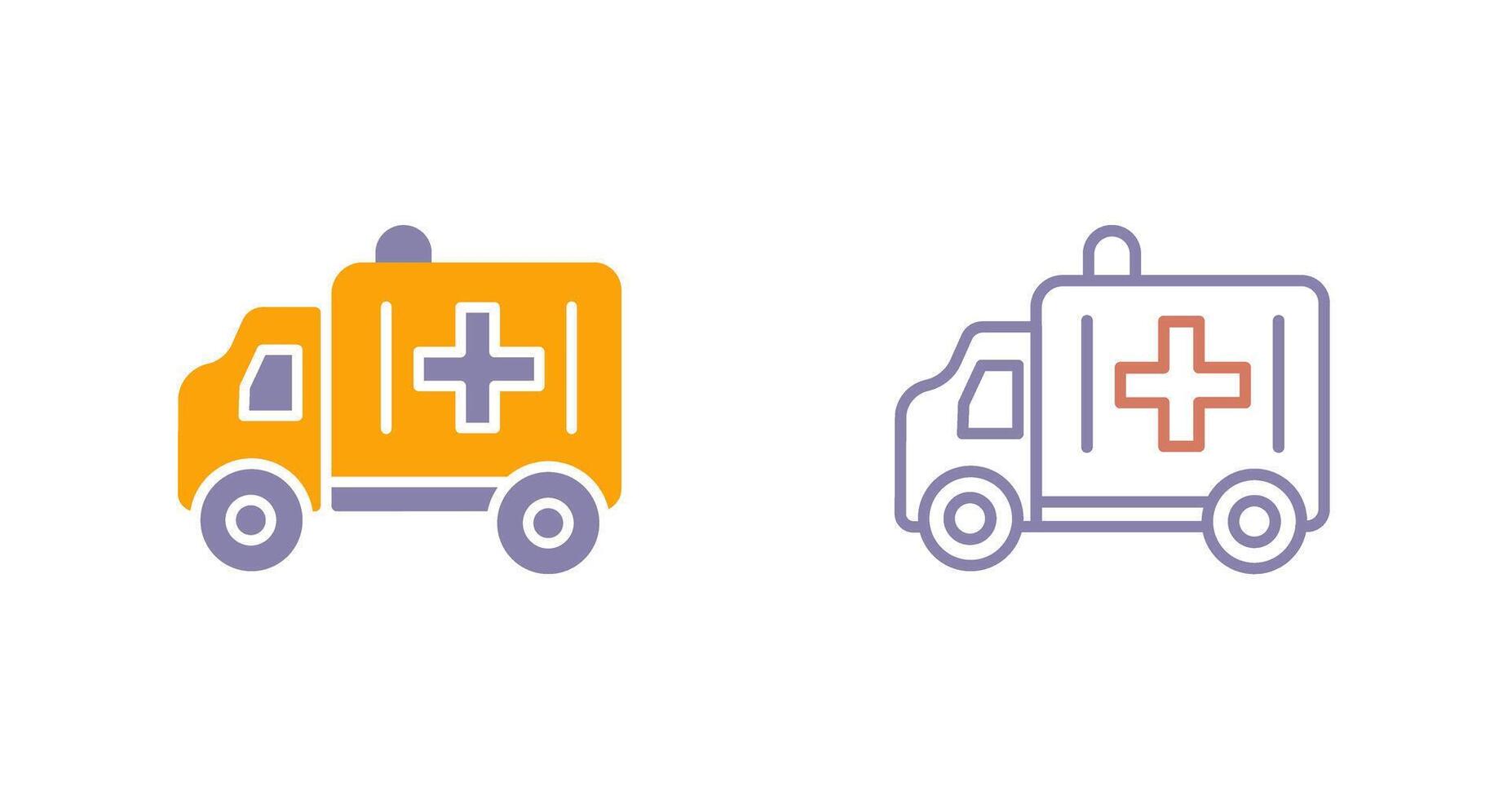 Ambulance Icon Design vector