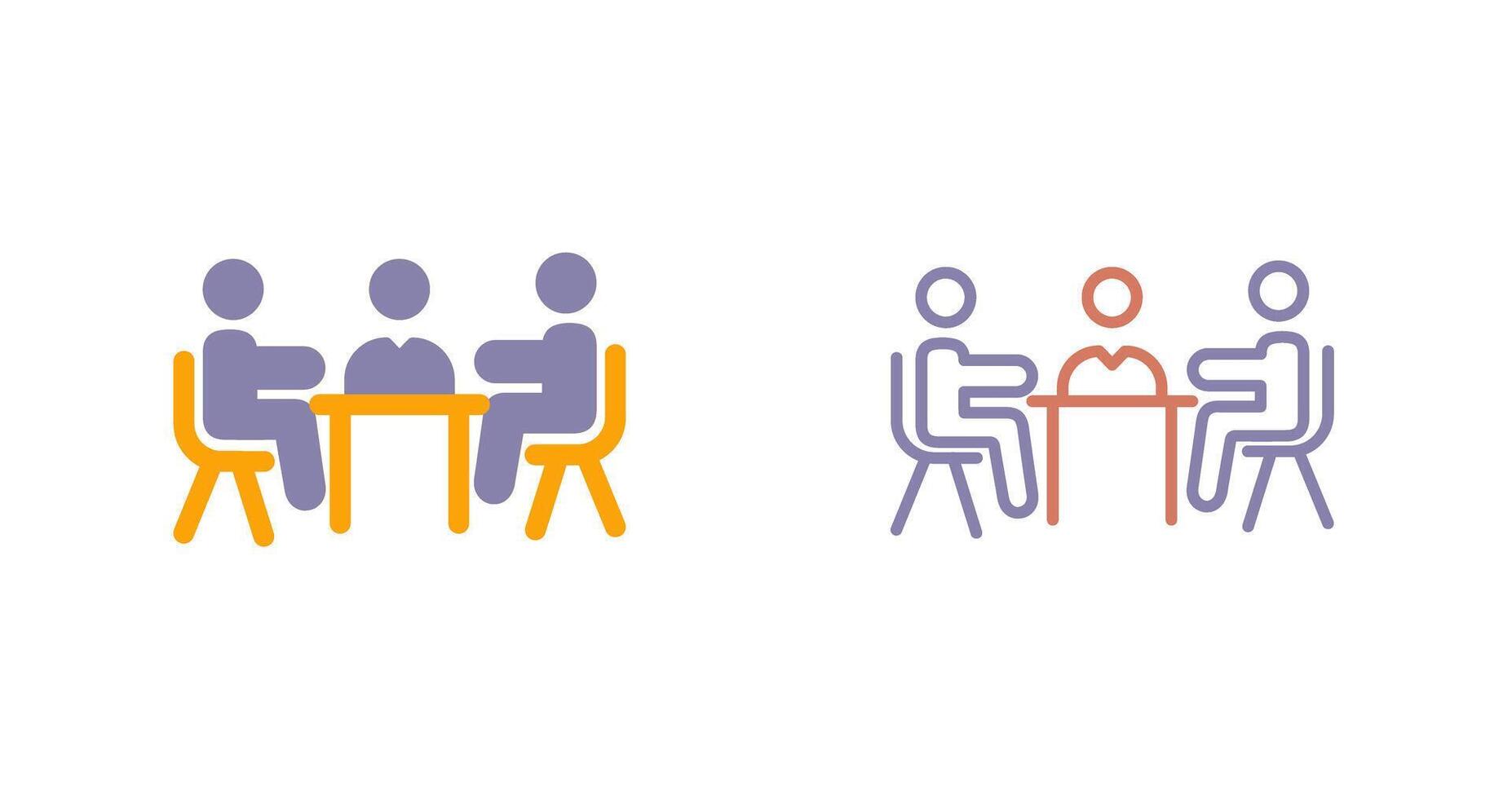 Meeting Icon Design vector