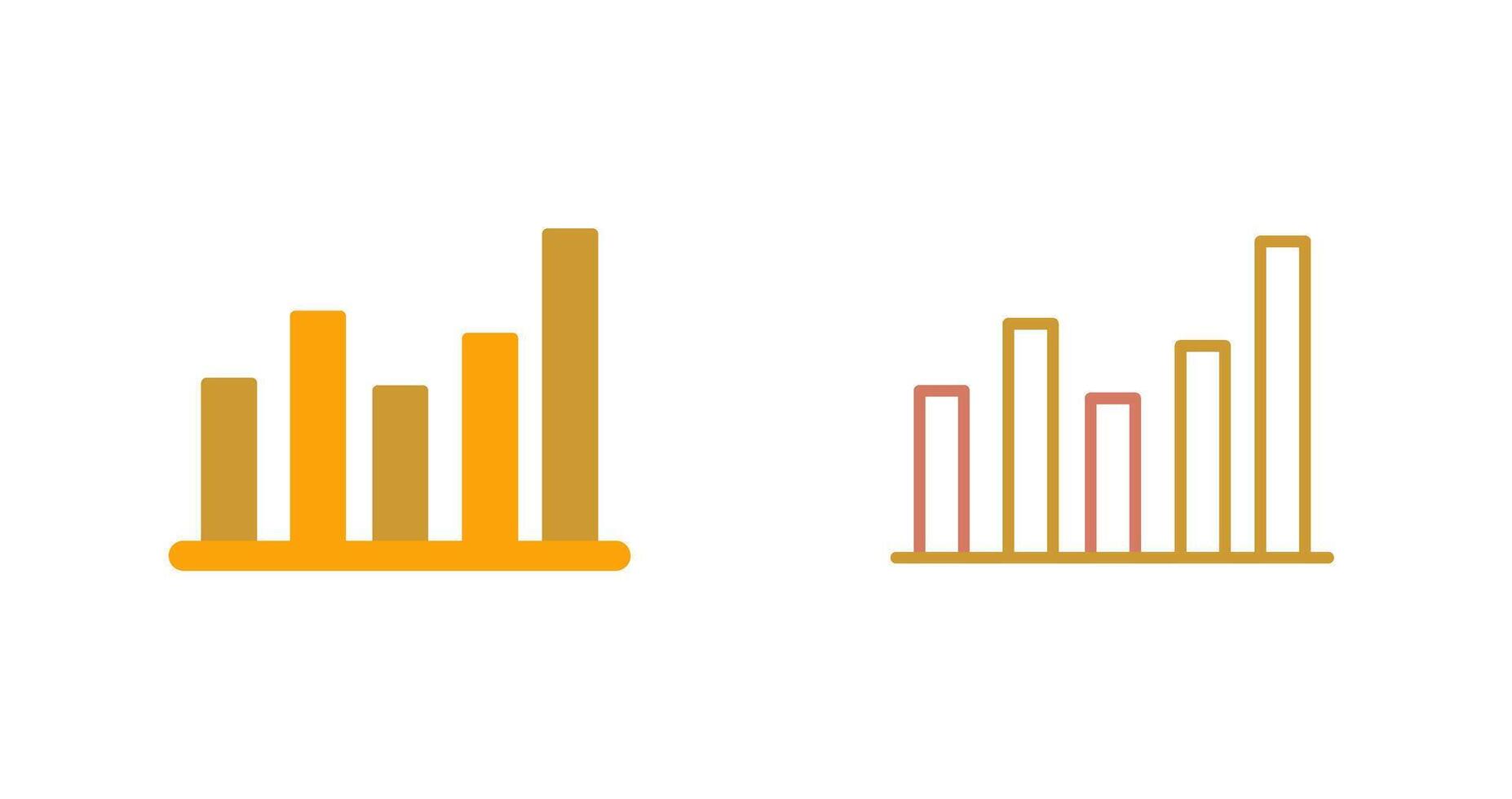 Chart Icon Design vector