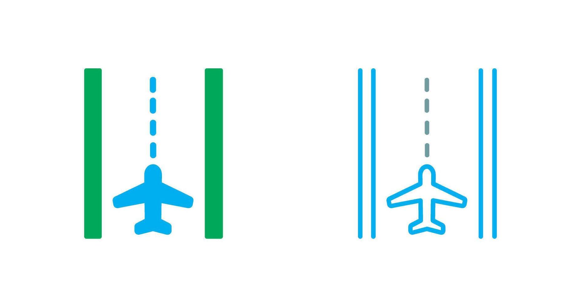 Runway Icon Design vector