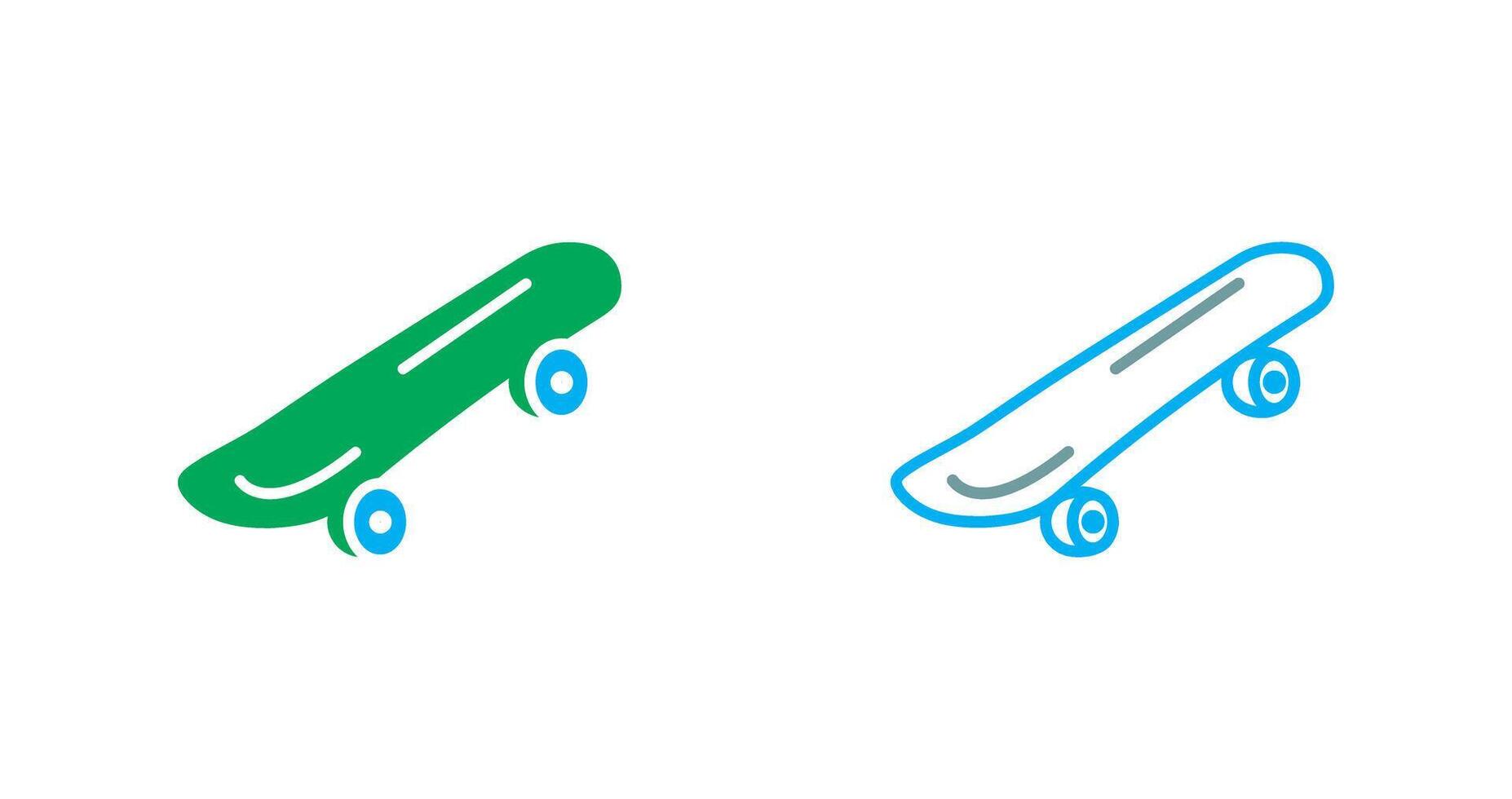 Skateboard Icon Design vector