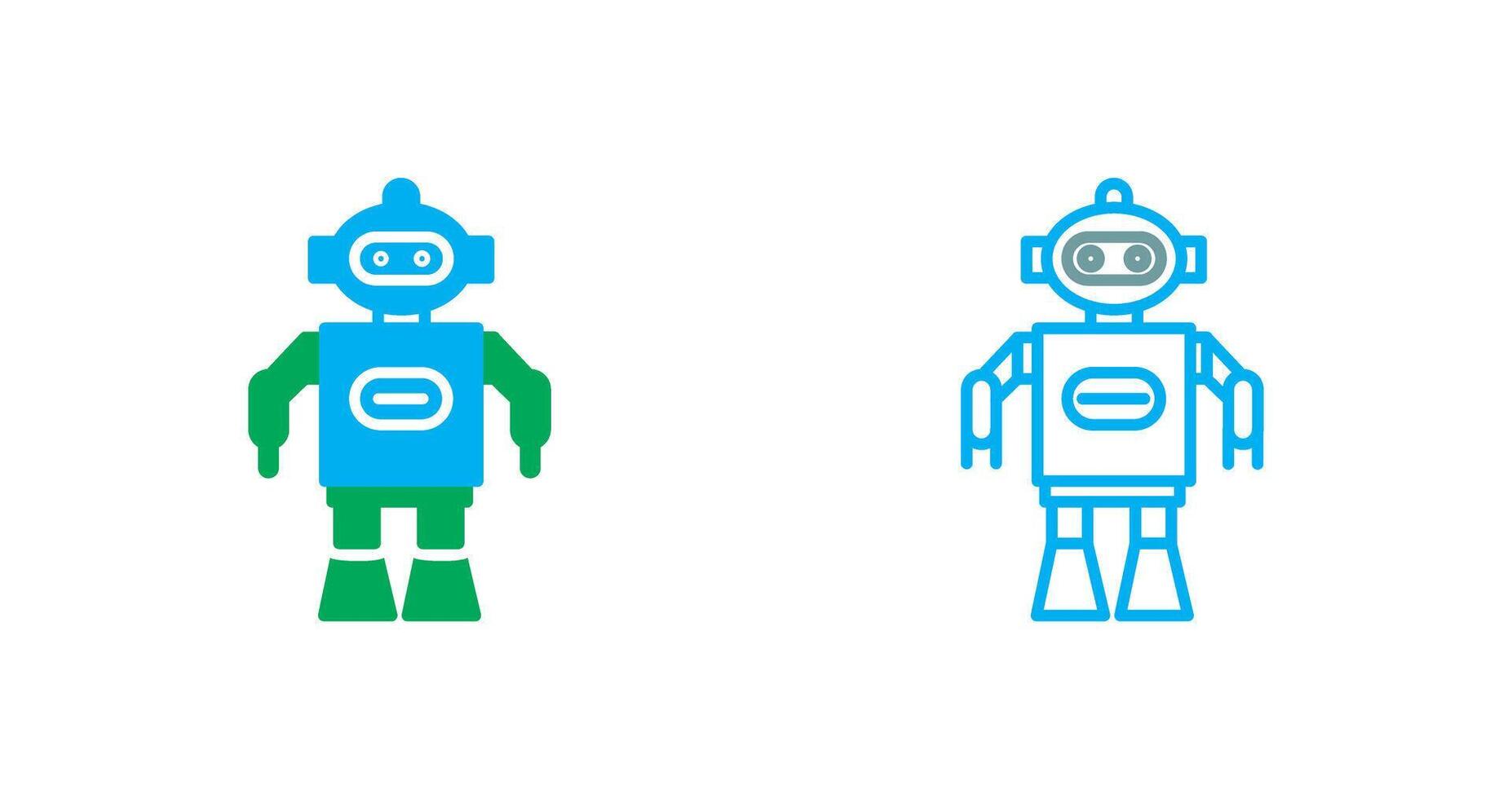 Robotic Icon Design vector