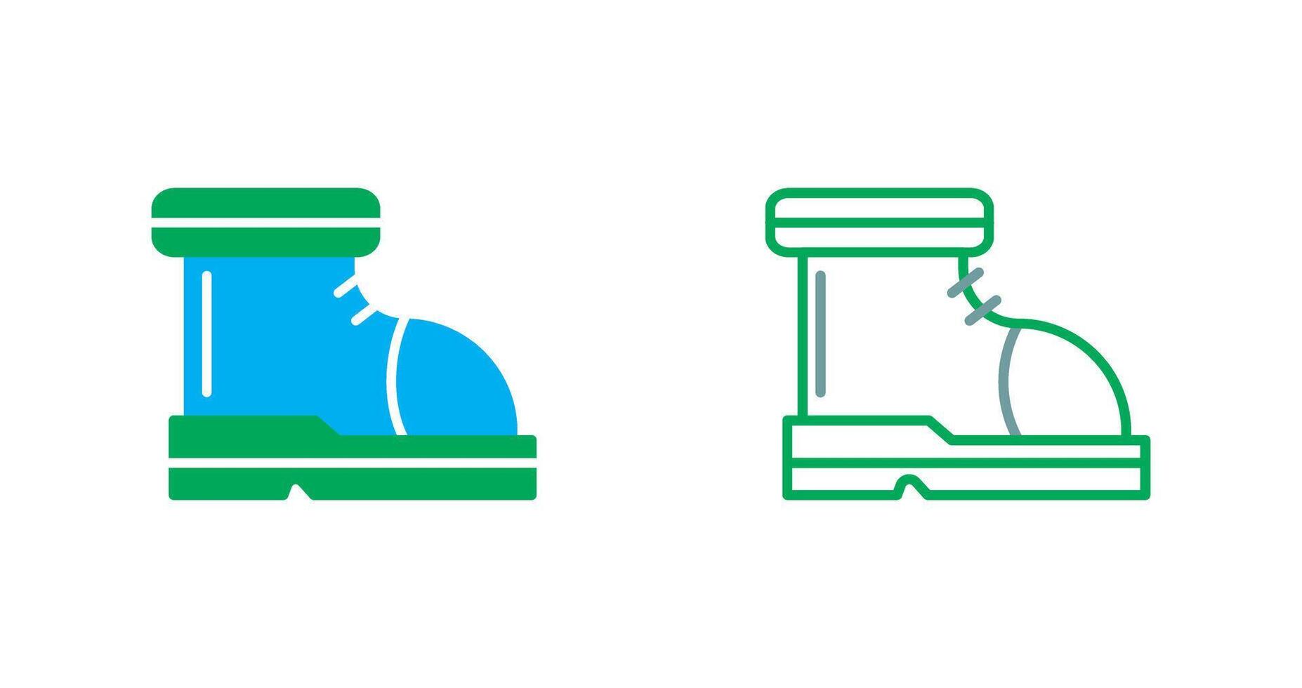 Ski Boots Icon Design vector