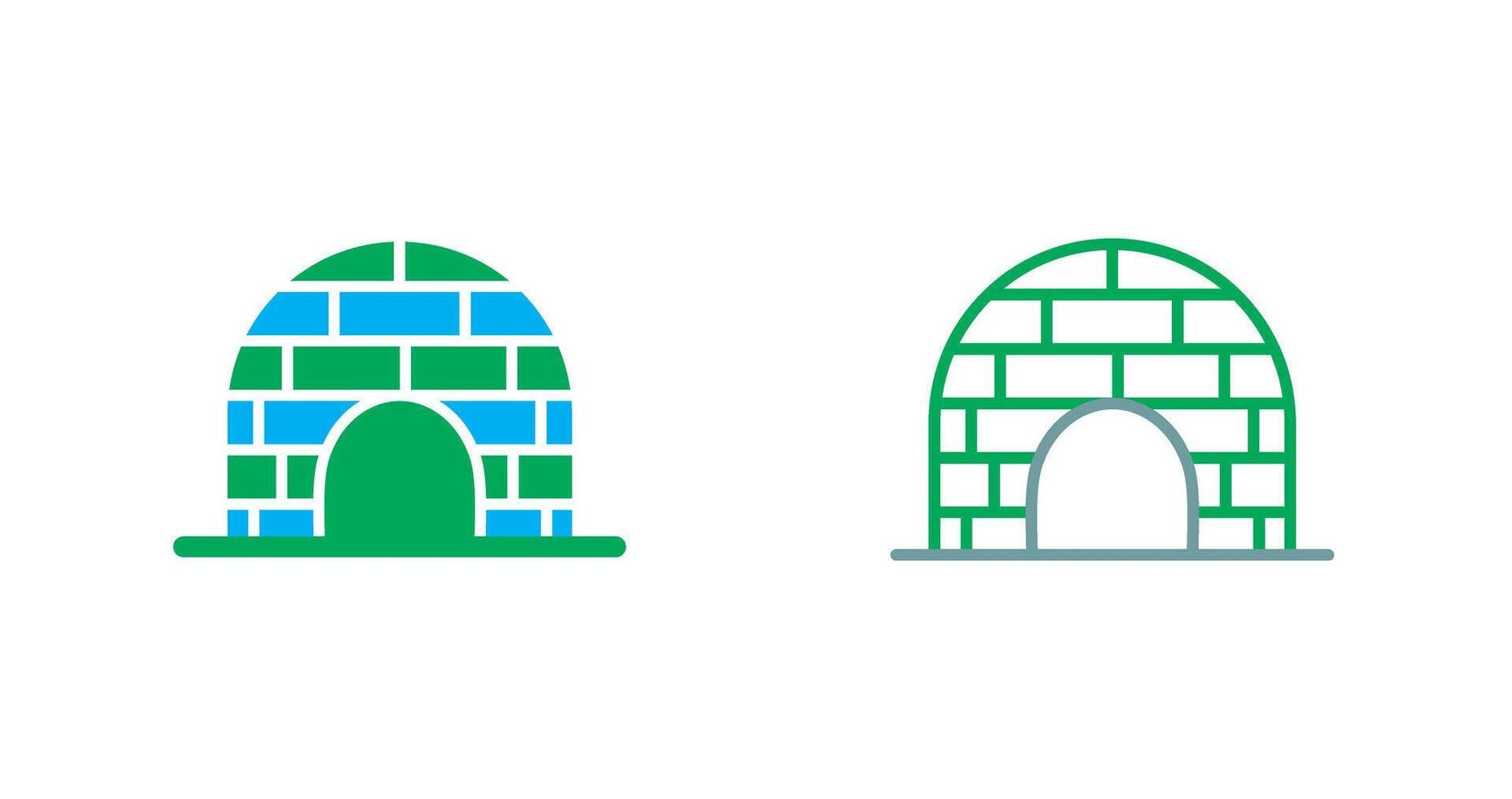 Igloo Icon Design vector