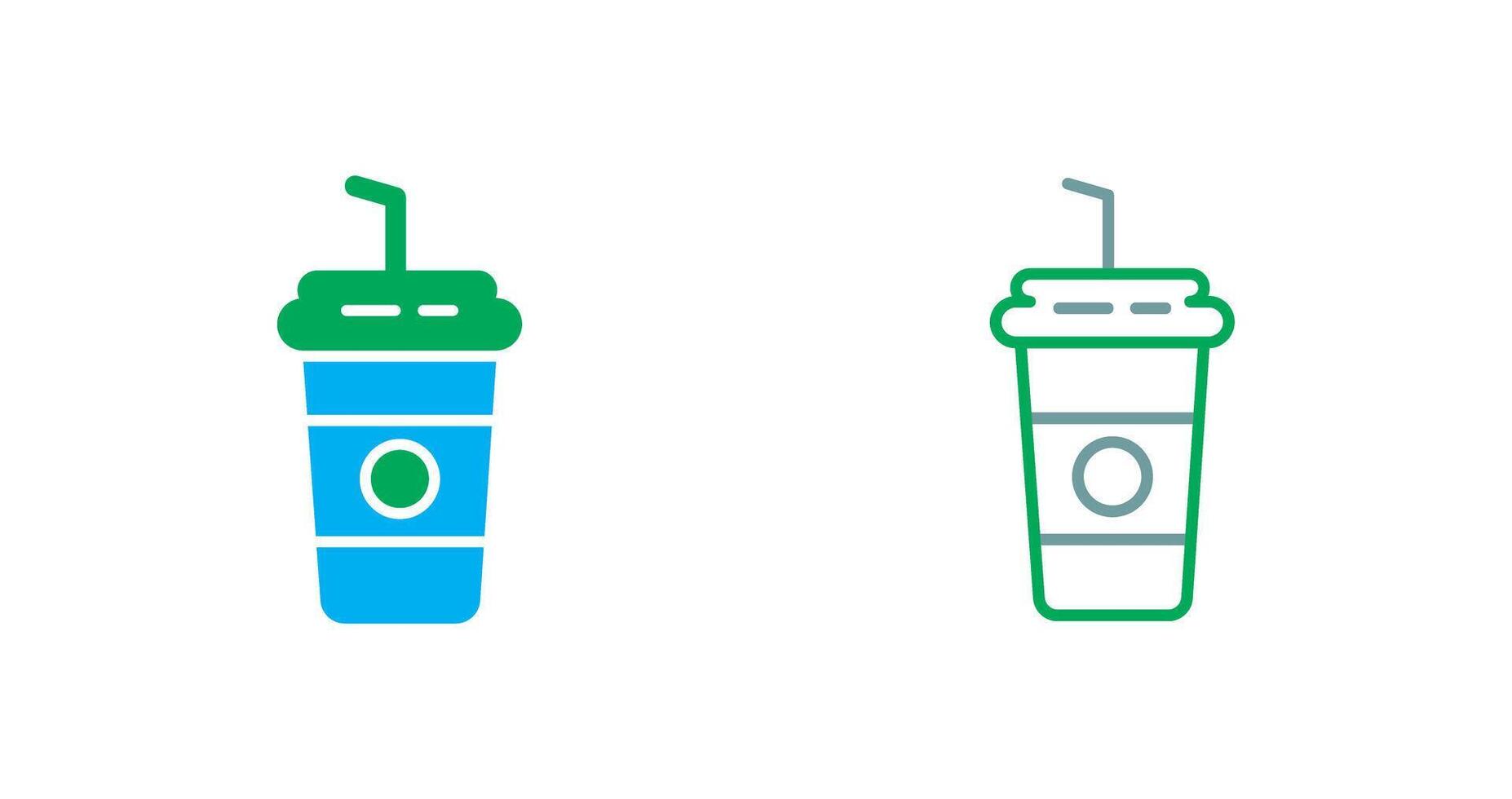 Milkshake Icon Design vector