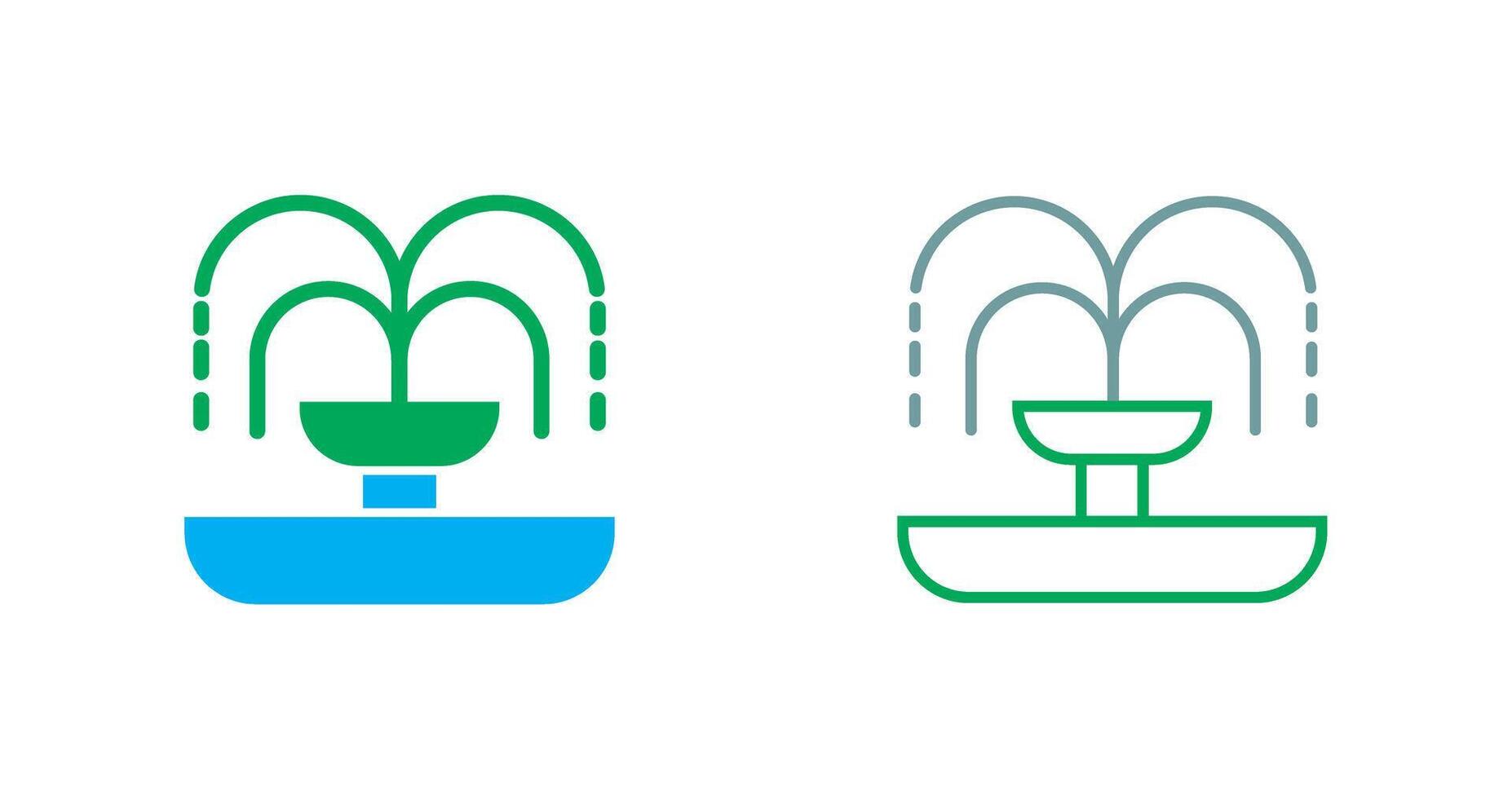 Fountain Icon Design vector
