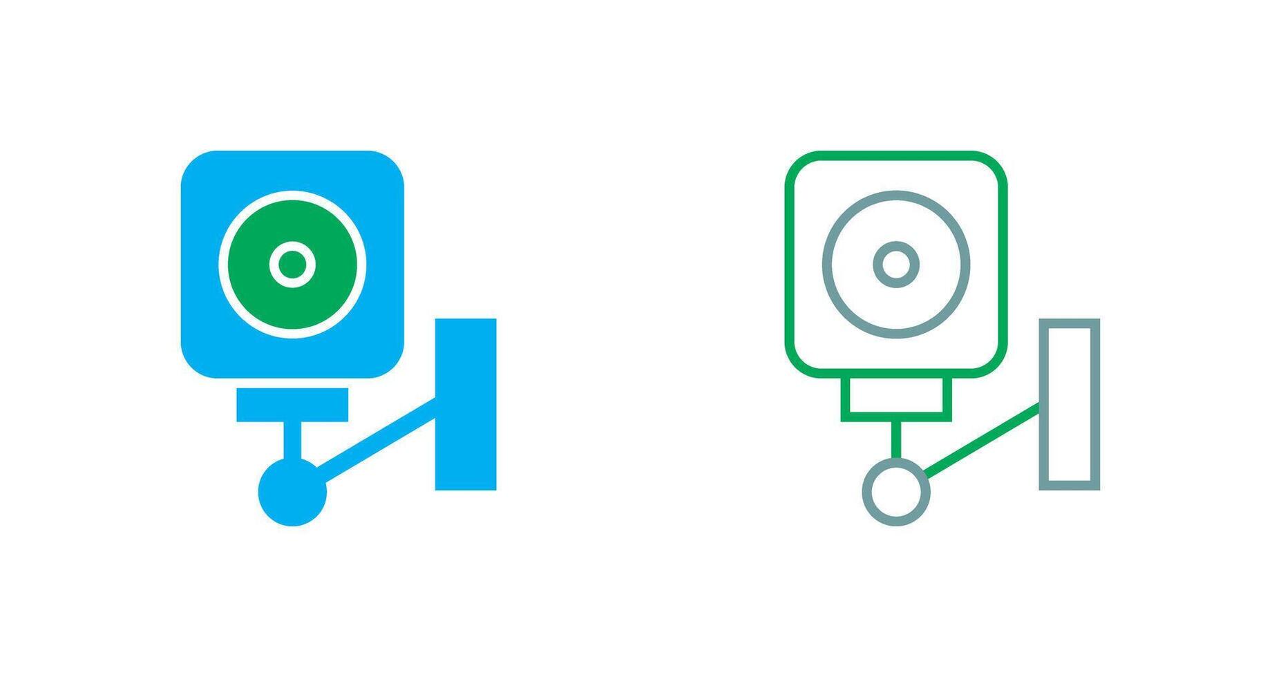 Surveillance Icon Design vector