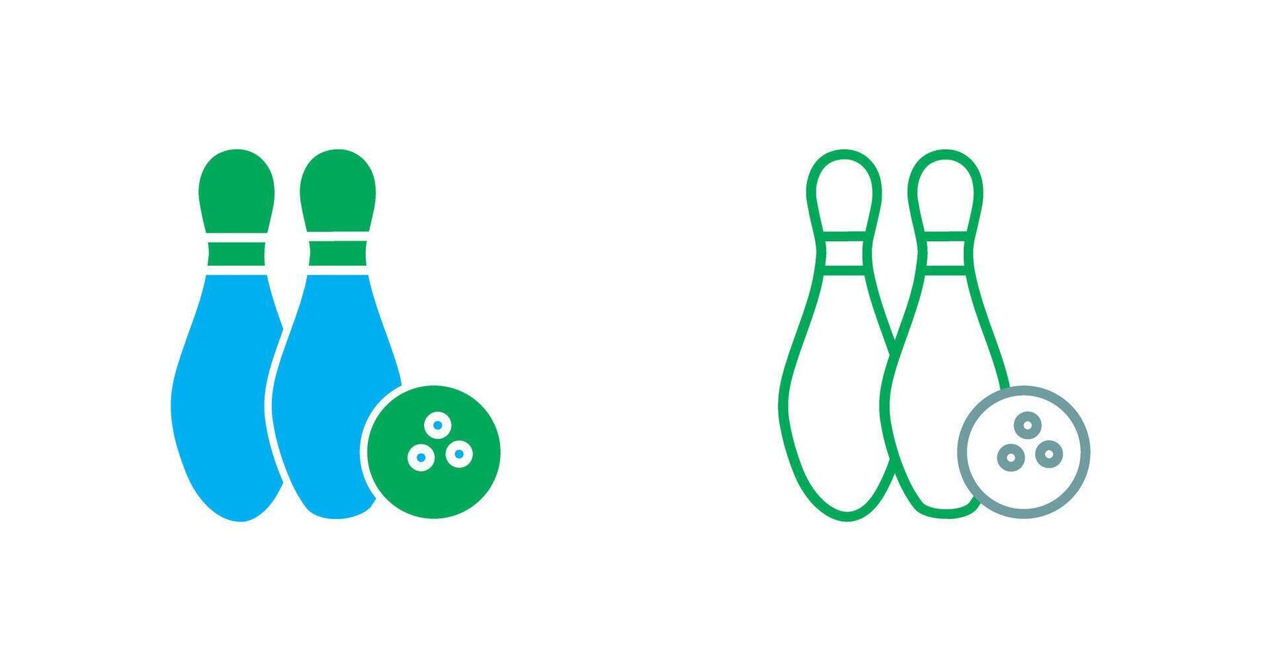 Bowling Icon Design vector