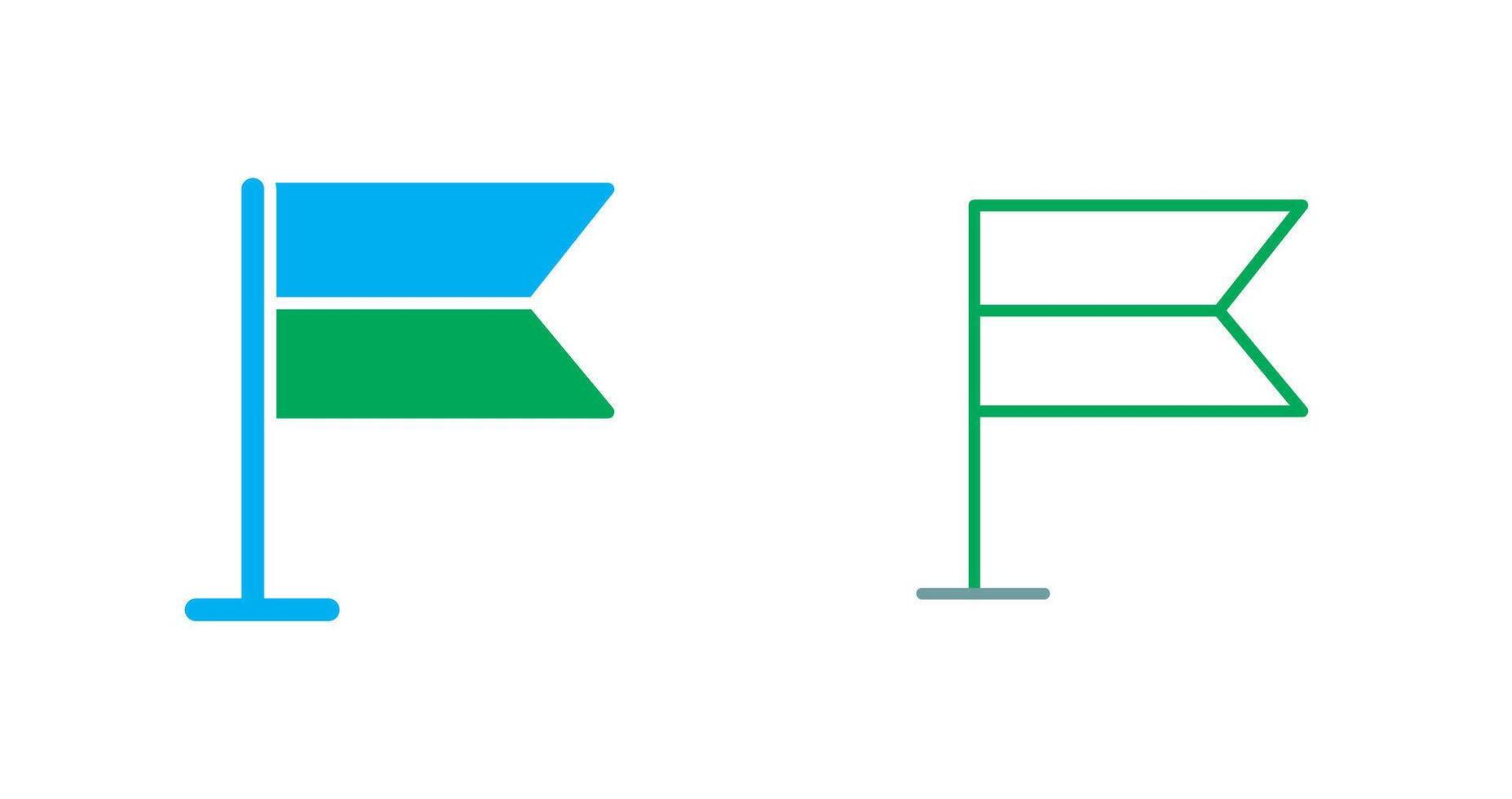 Flag Icon Design vector
