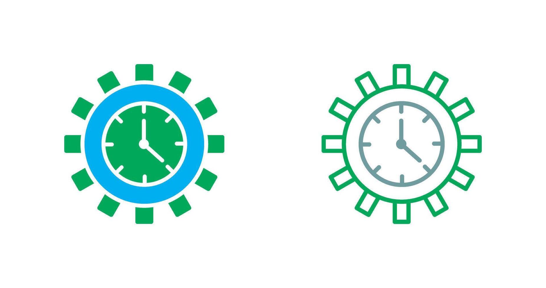 Time Optimization Icon Design vector