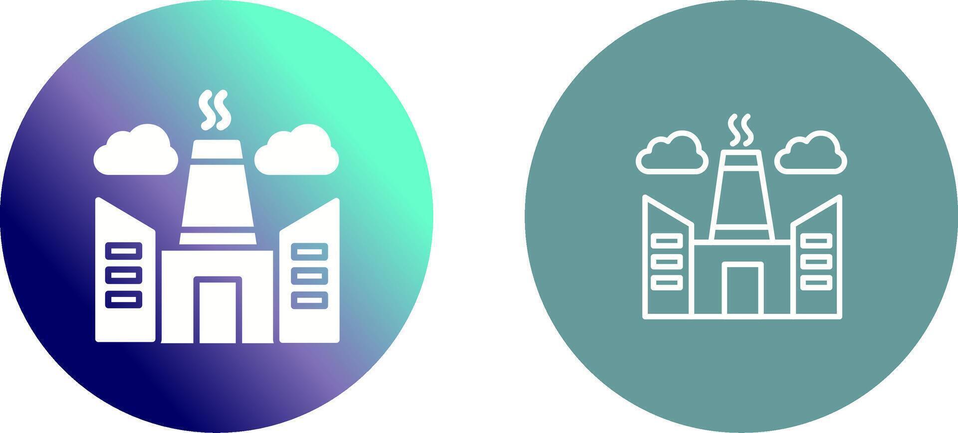 Factory Icon Design vector
