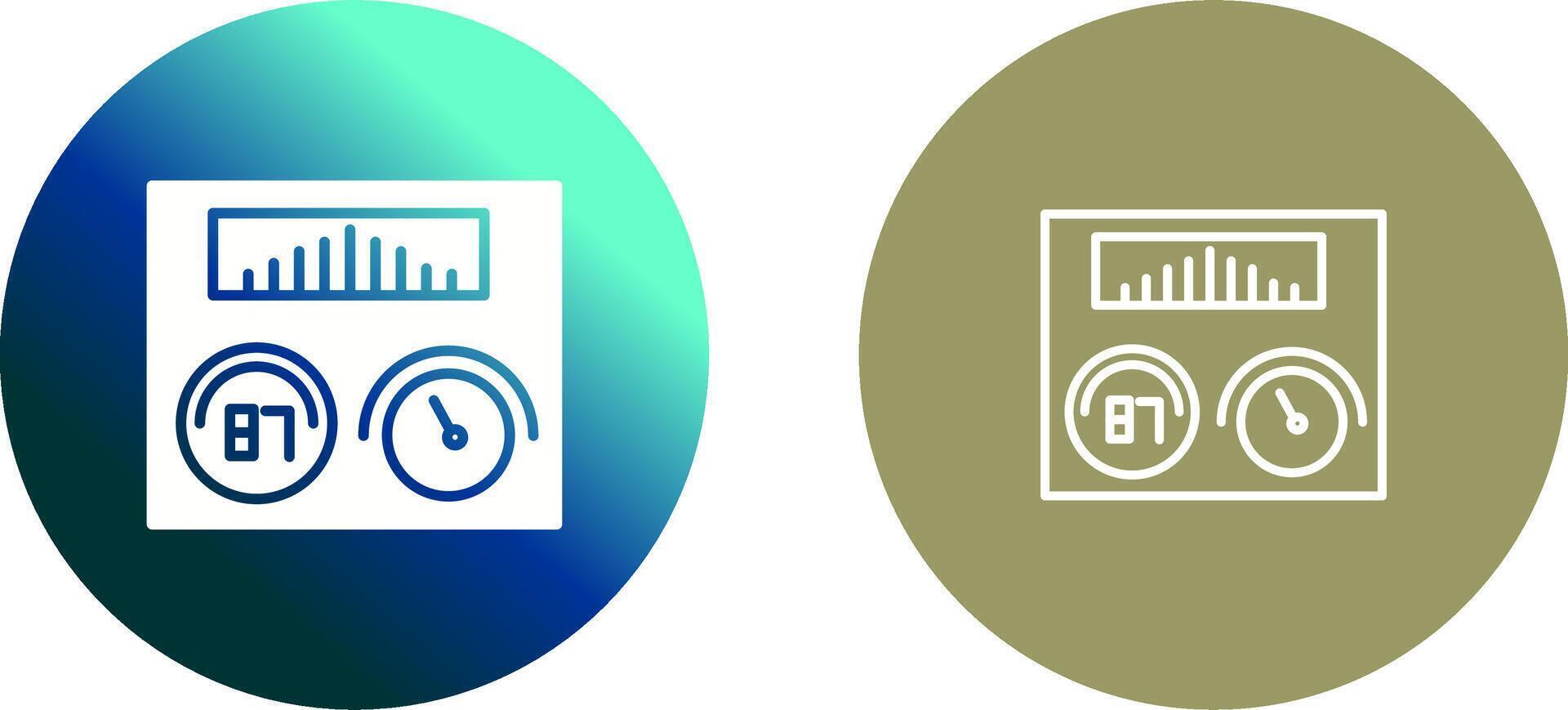 Thermoregulator Icon Design vector