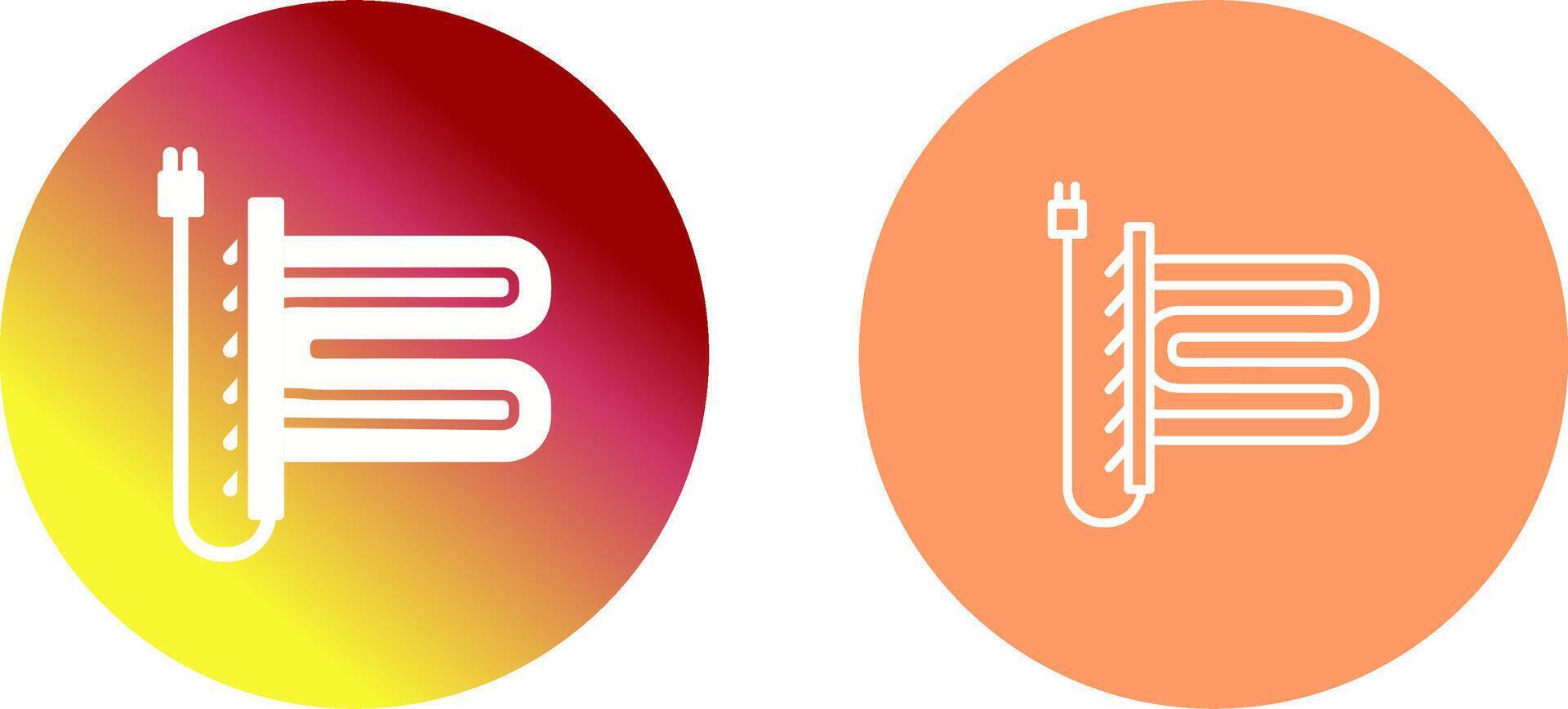 Towel Dryer Icon Design vector