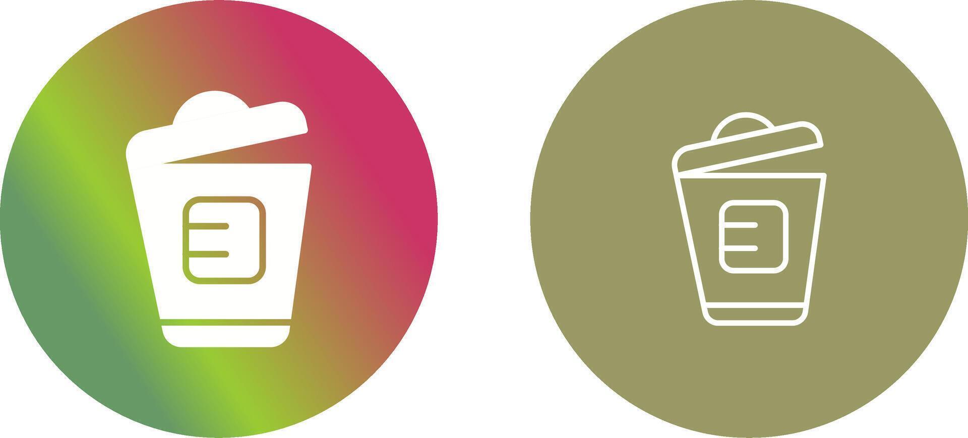 Bin Icon Design vector