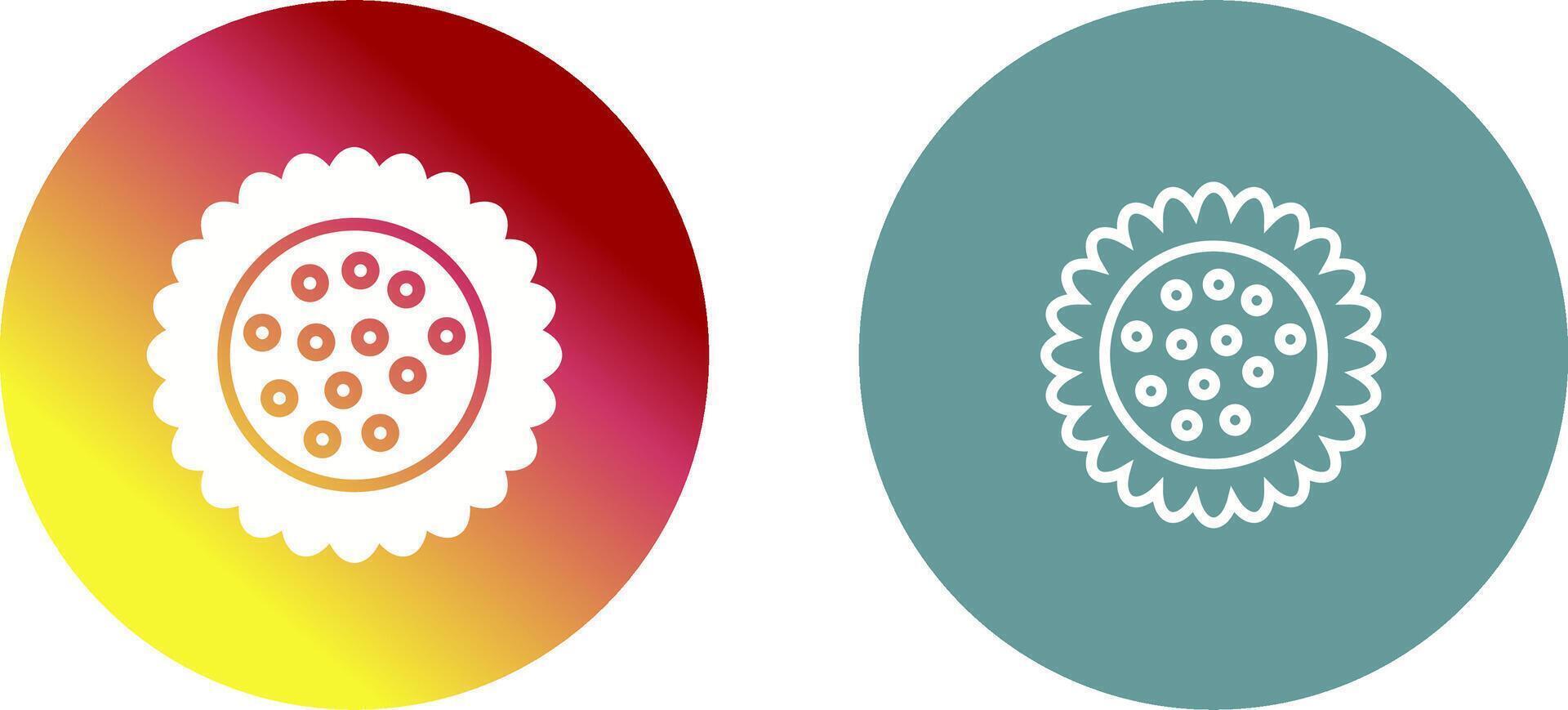 Sunflower Icon Design vector
