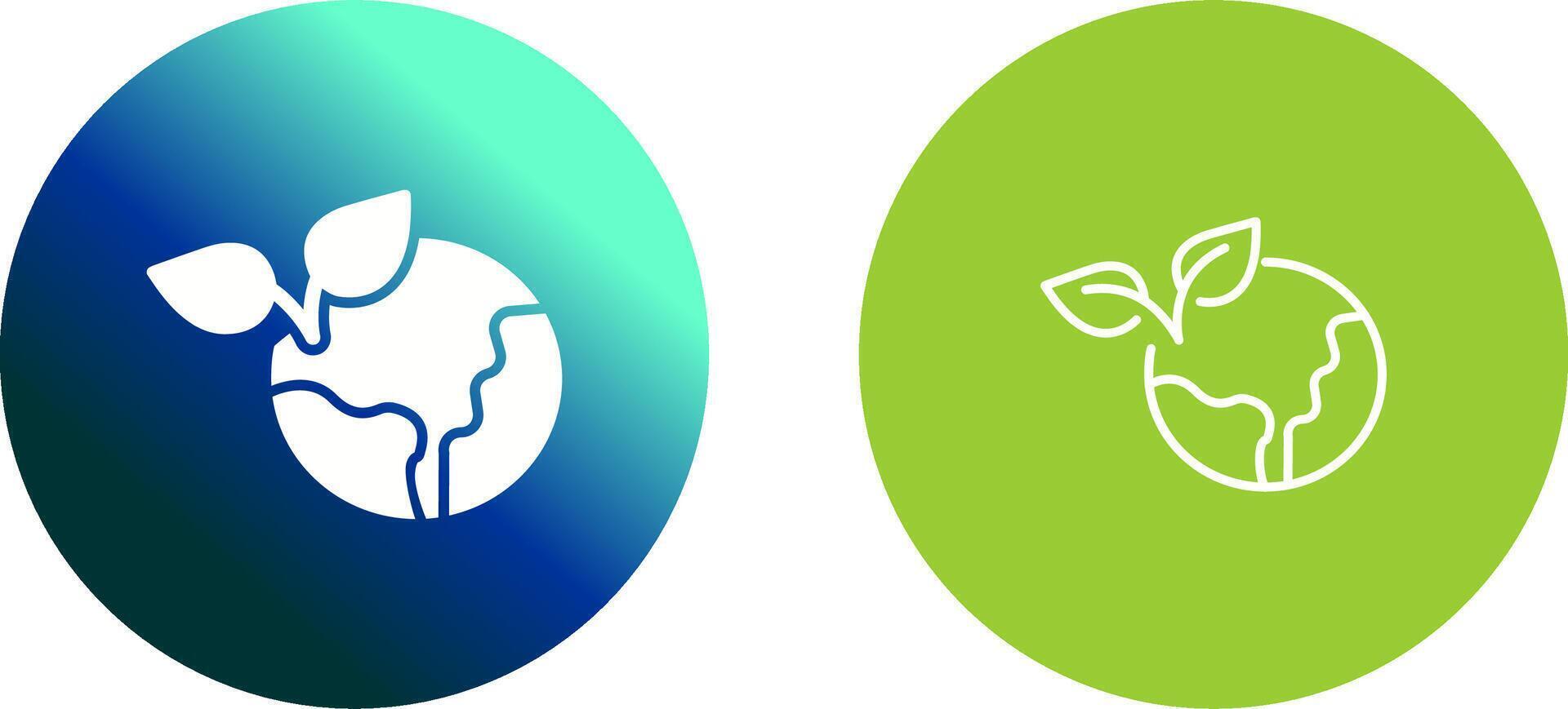 Earth Icon Design vector