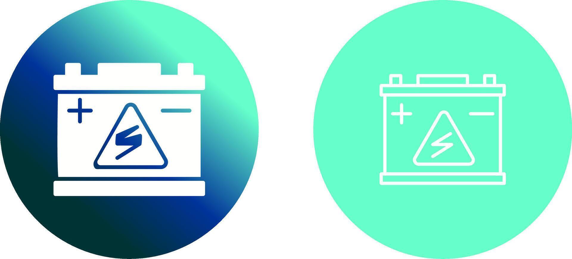 Accumulator Icon Design vector