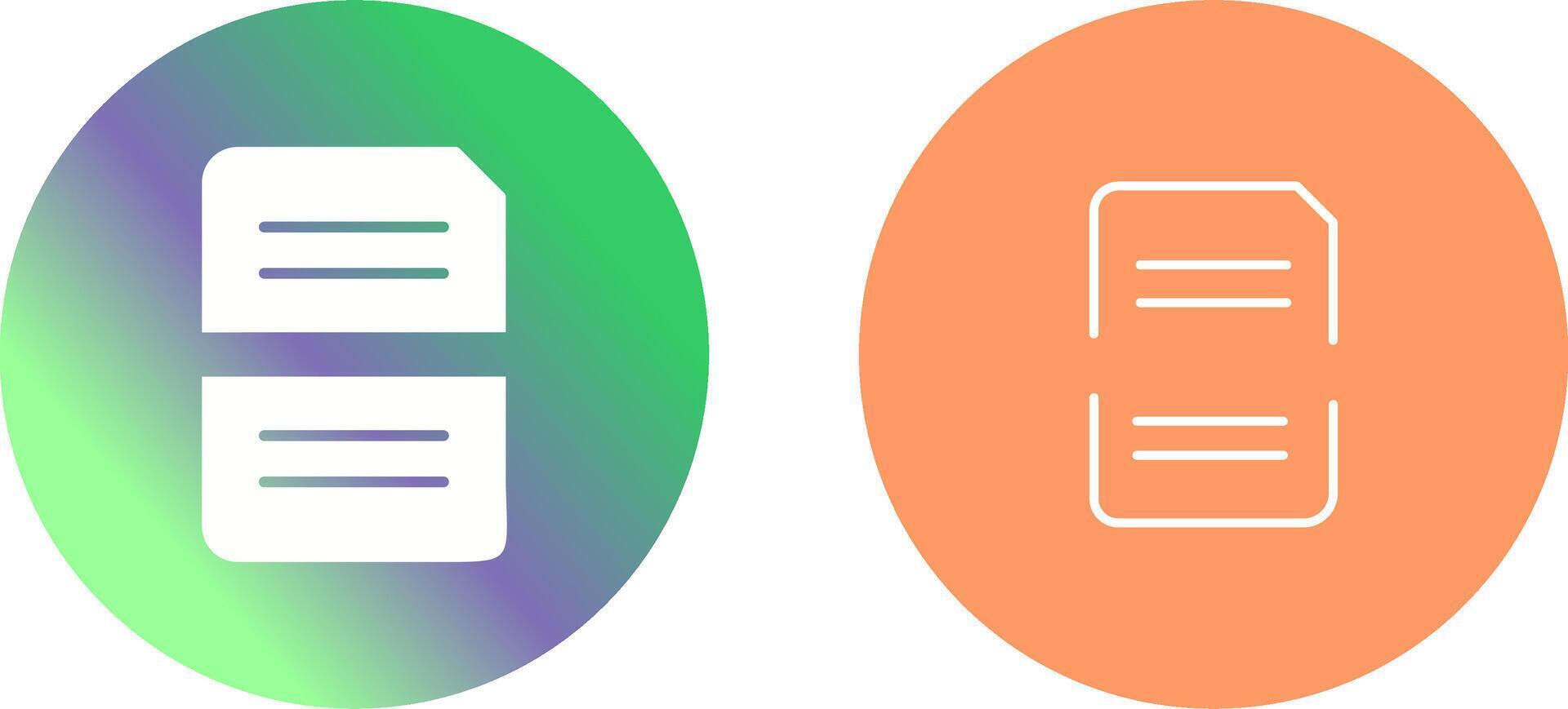 Divide Icon Design vector
