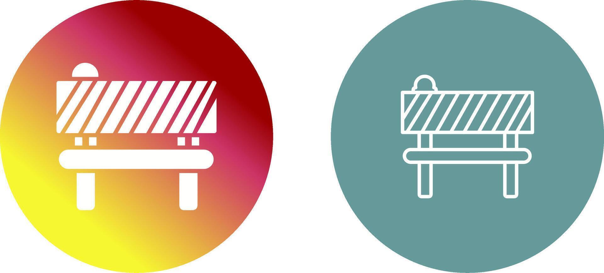 Barrier Icon Design vector