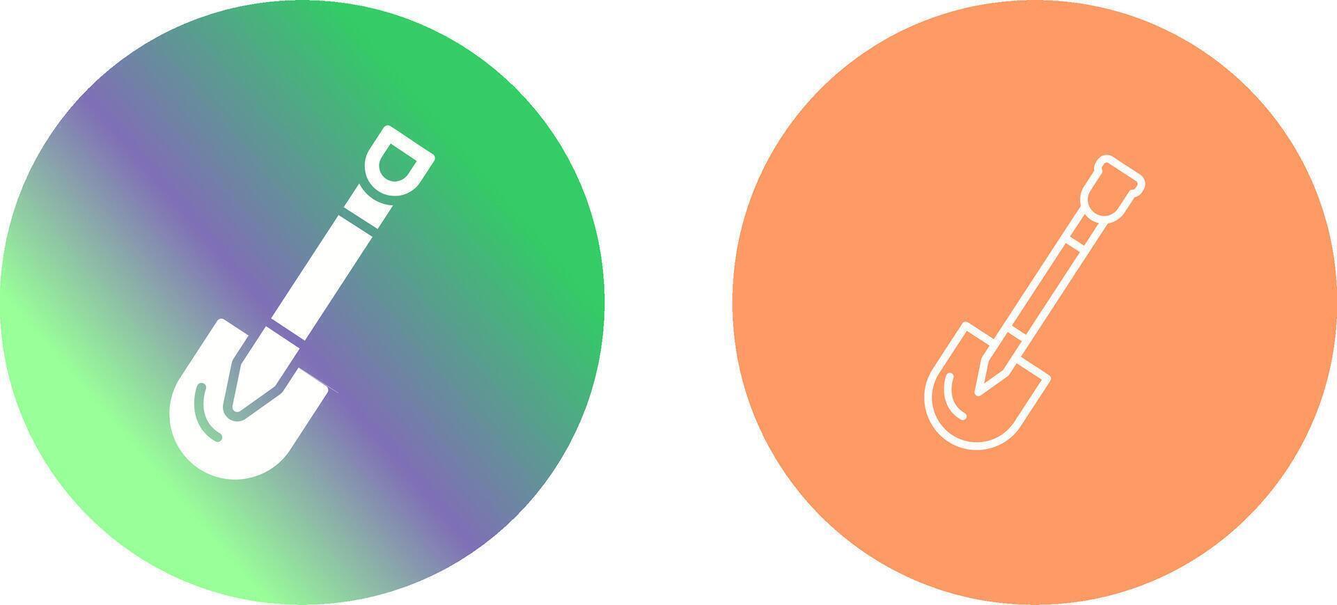 Shovel Icon Design vector