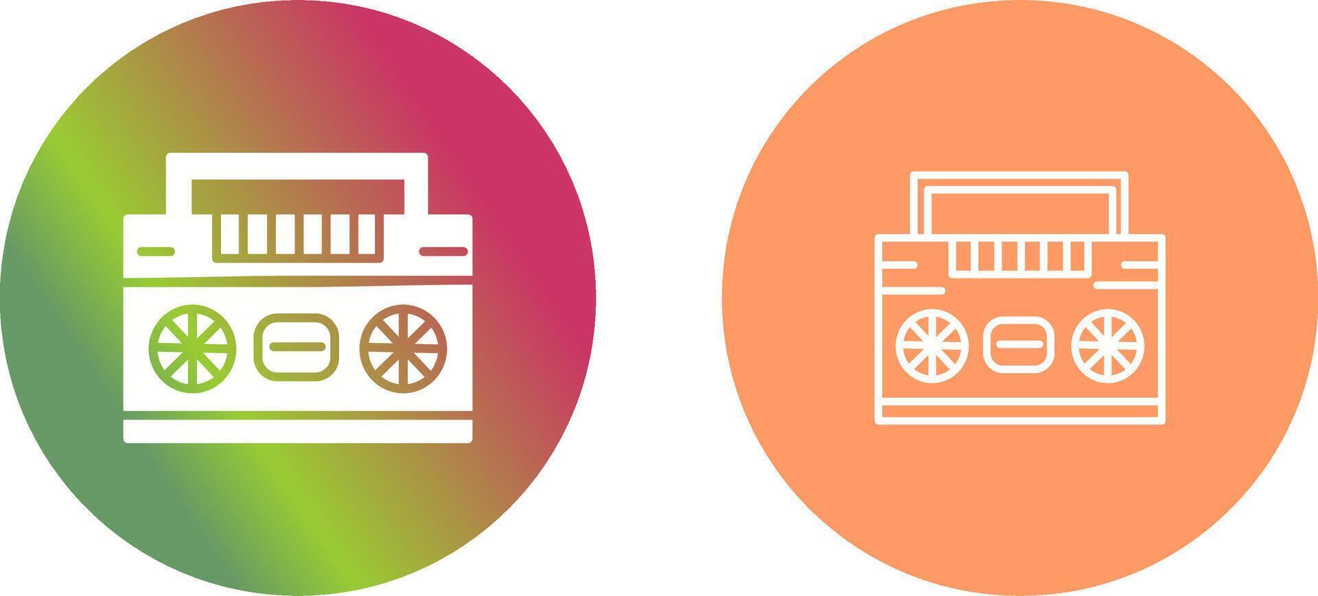 Tape Icon Design vector
