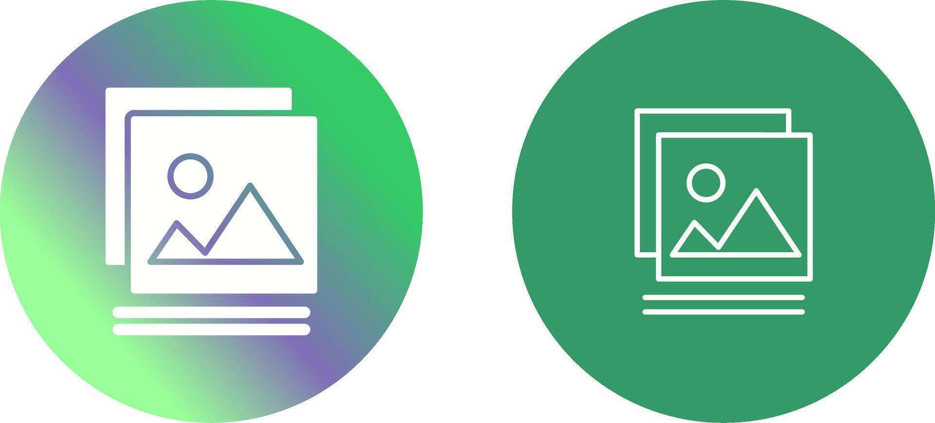 Gallery Icon Design vector