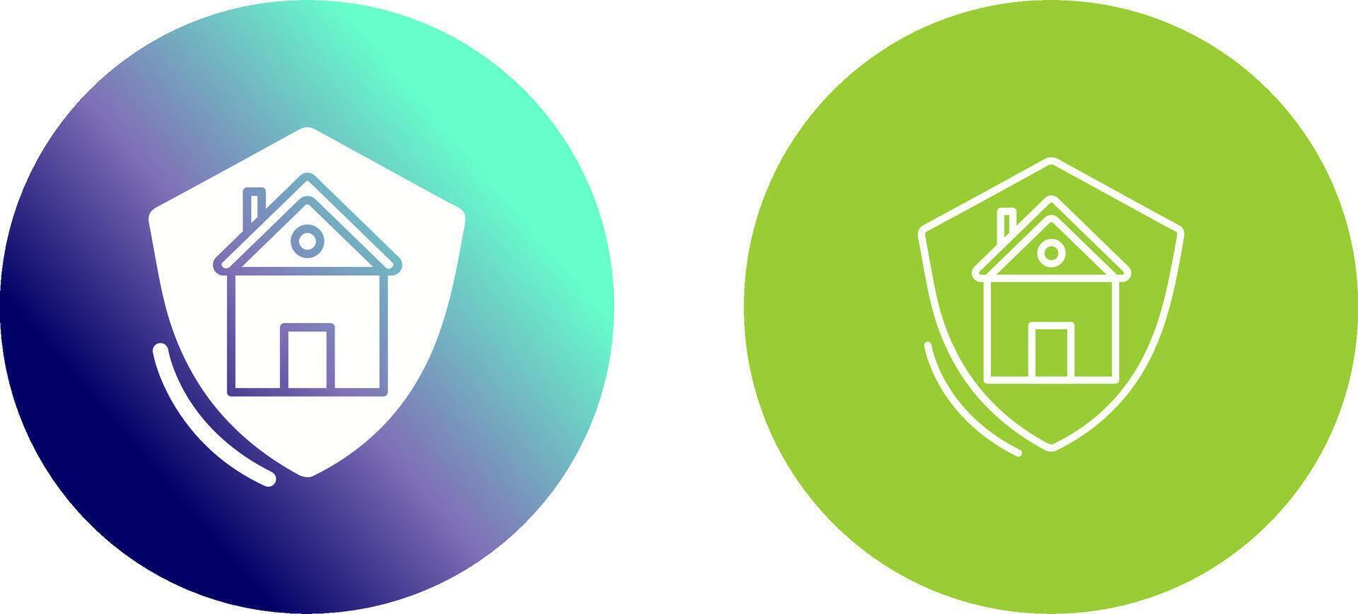 House Protection Icon Design vector