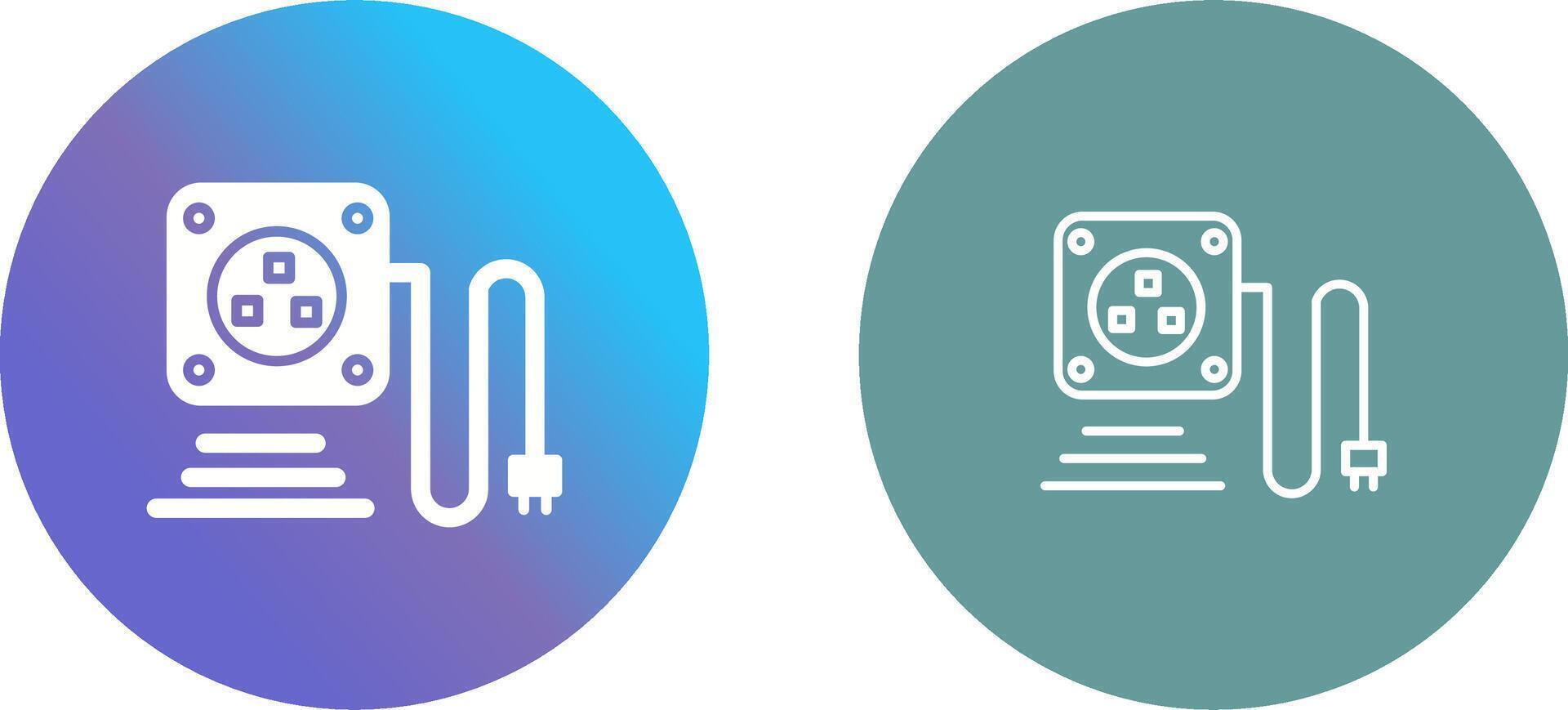 Socket Icon Design vector