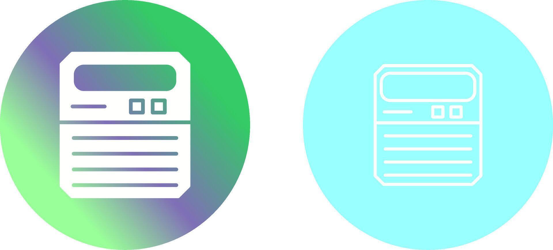 Calculator Icon Design vector