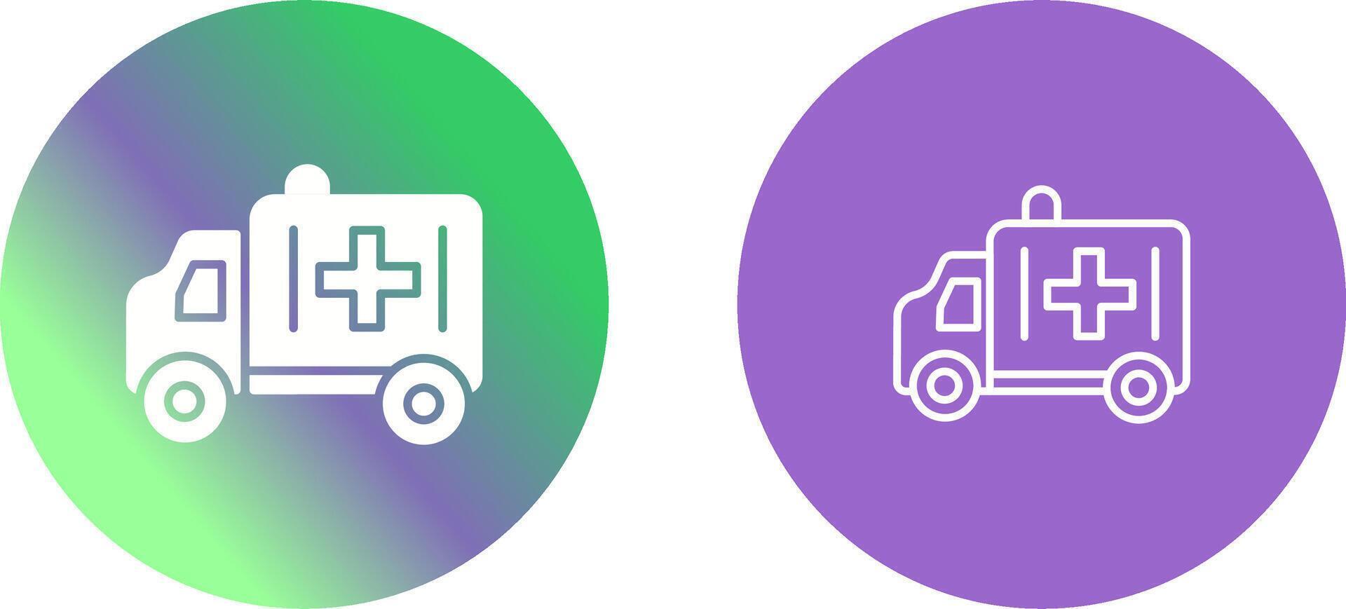 Ambulance Icon Design vector