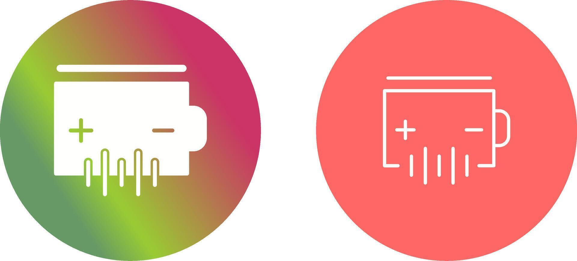 Battery Icon Design vector